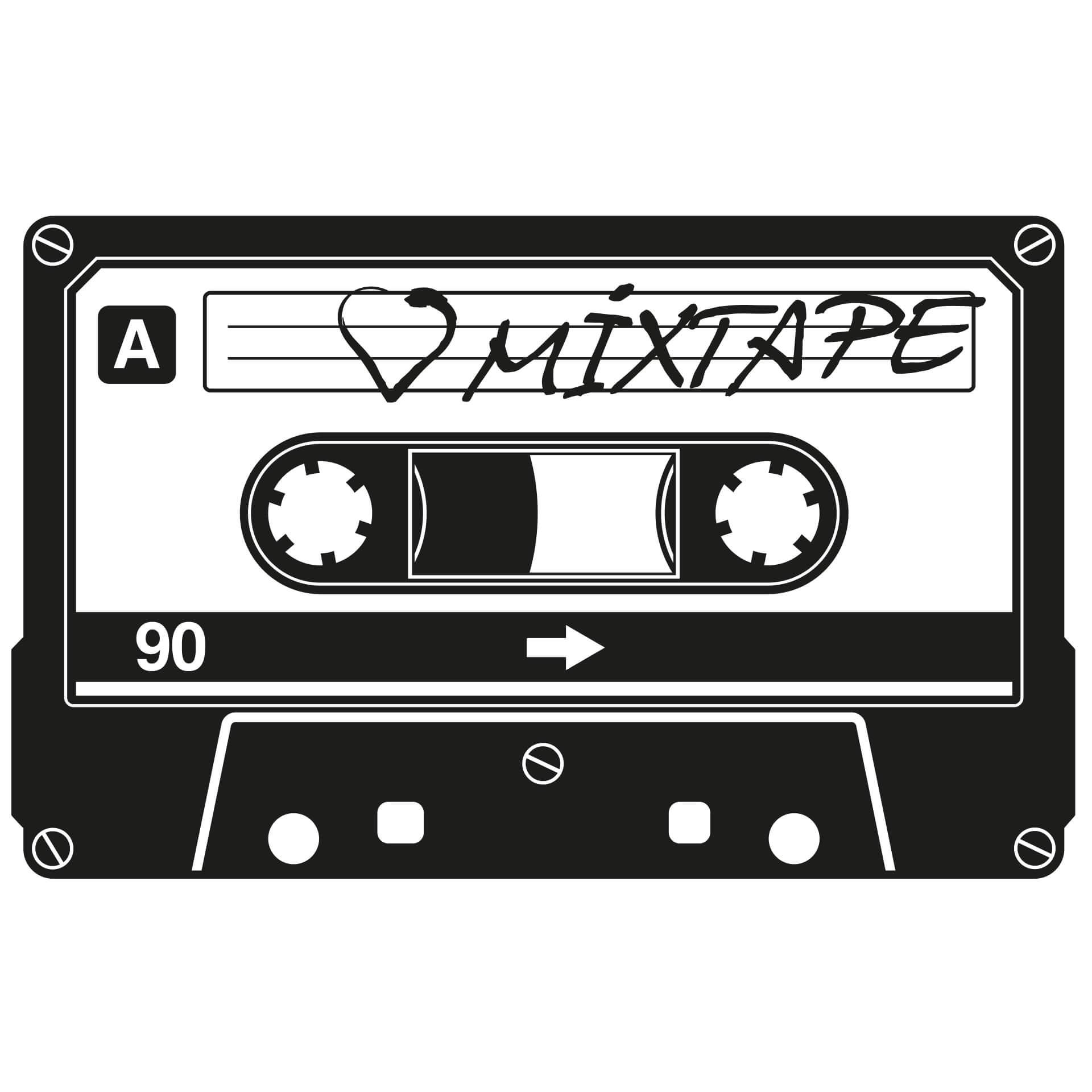 Wandtattoo Mixtape