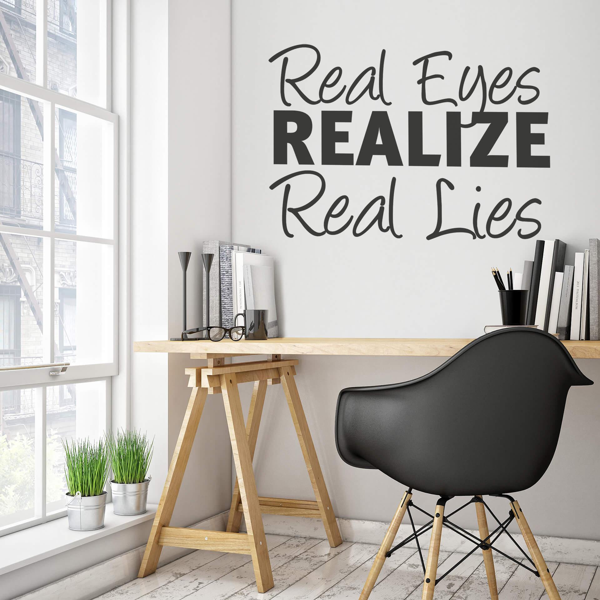 Real Eyes Realize Real Lies 1