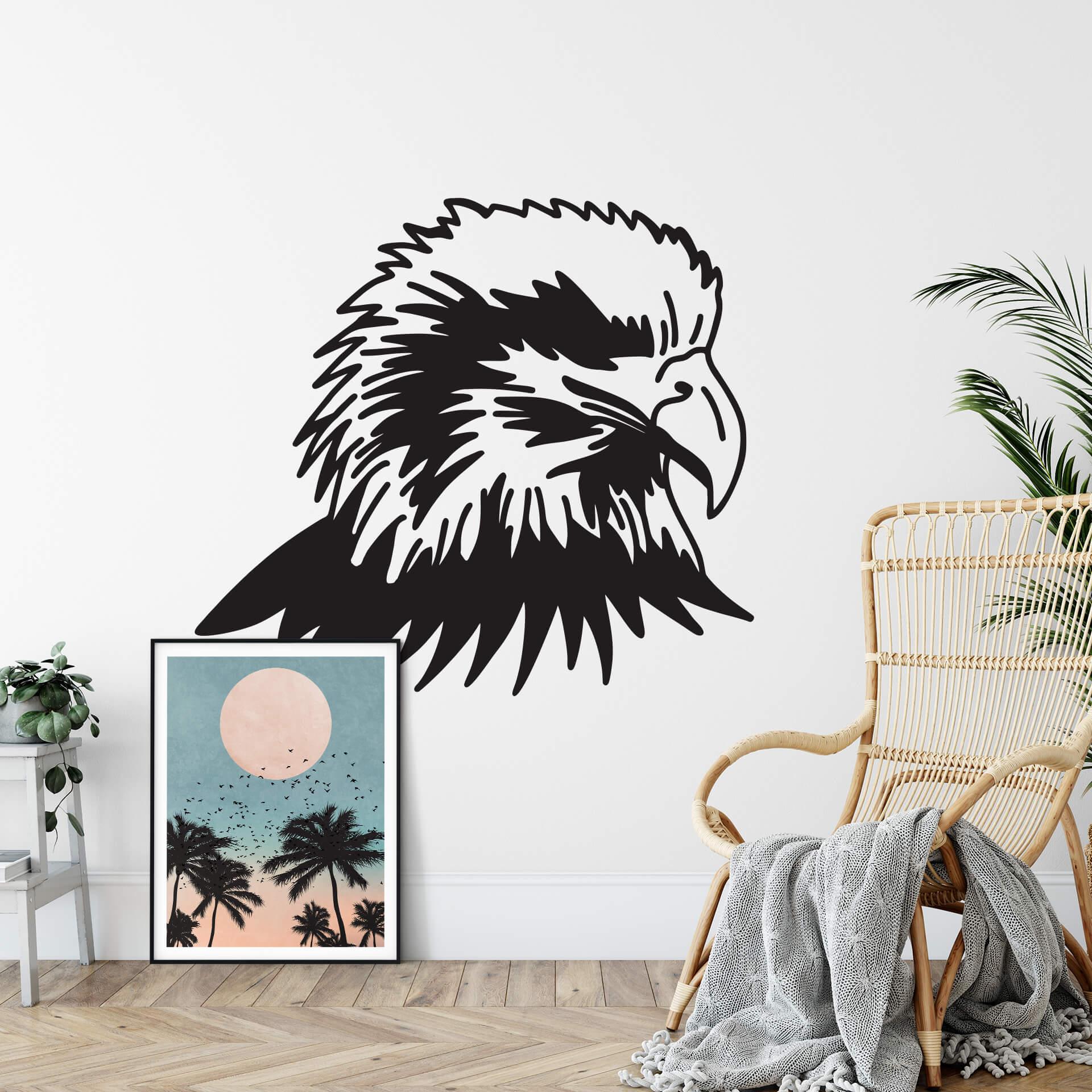 Sticker mural Aigle à tête blanche