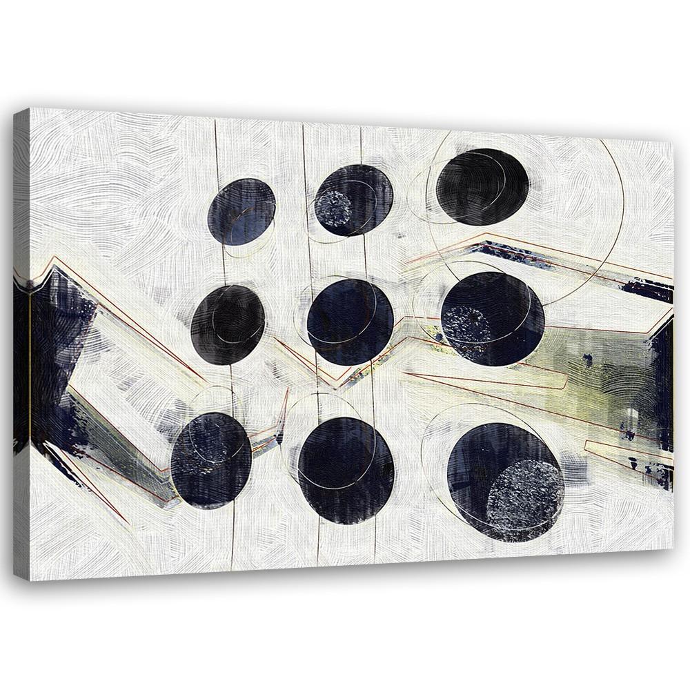 Canvasbillede, Abstrakte cirkler 3d