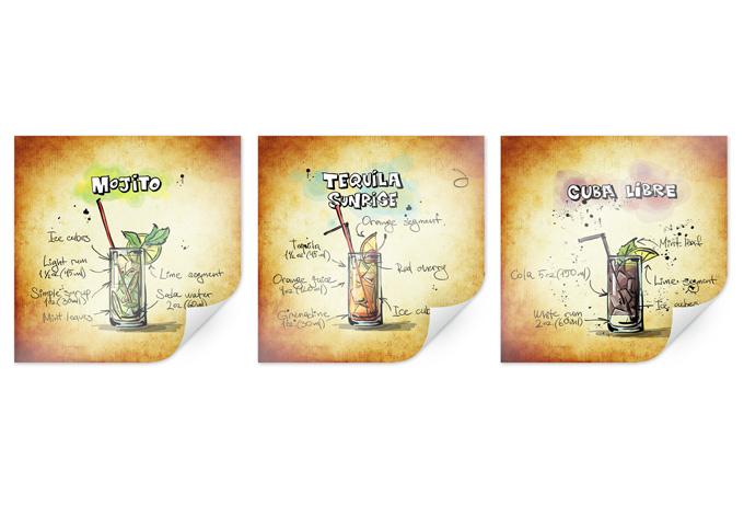 Poster - Longdrinks set 01 (3 parties)