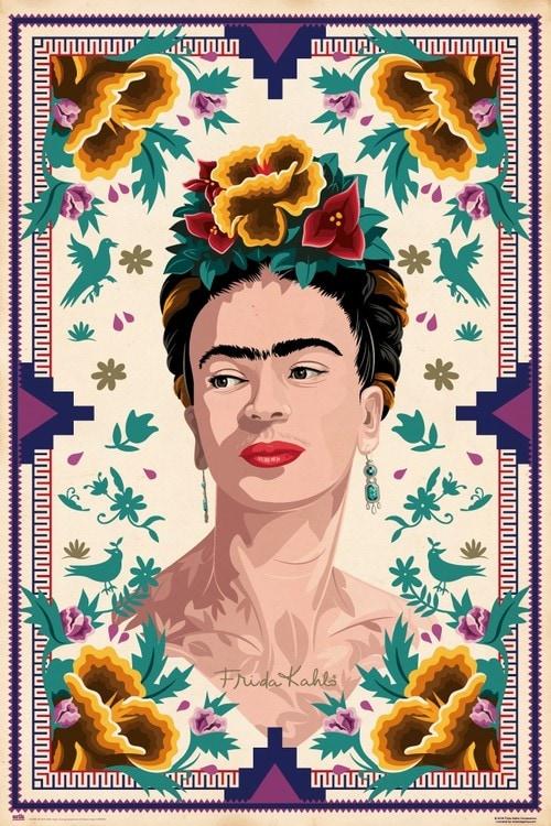 Poster art print Frida Kahlo 61x91,5 cm