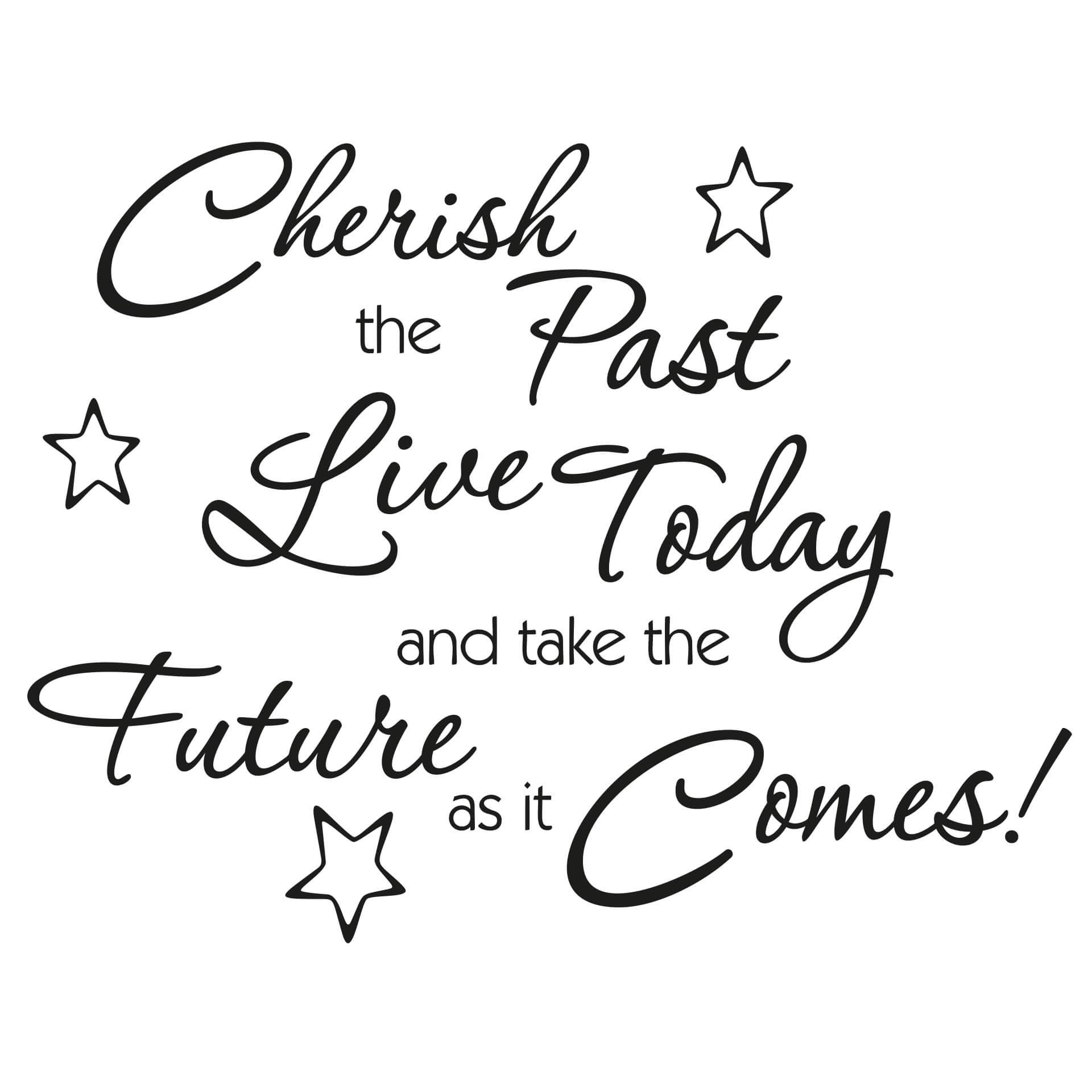 Adesivo murale - Cherish the past...