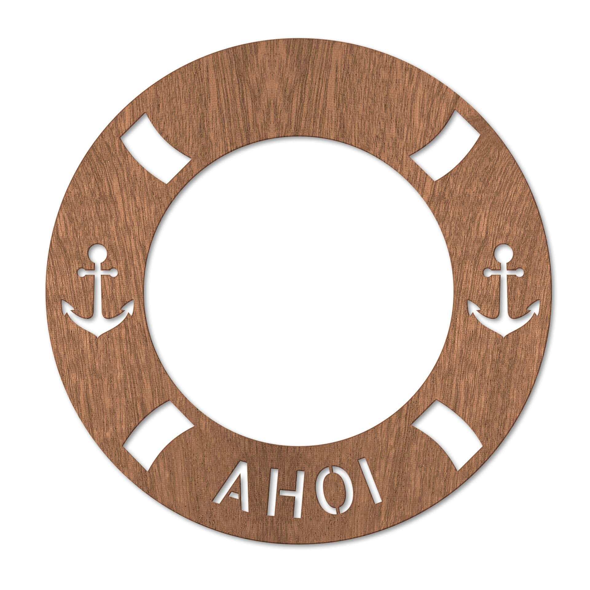 Decoro in legnoi - Ahoi salvagente