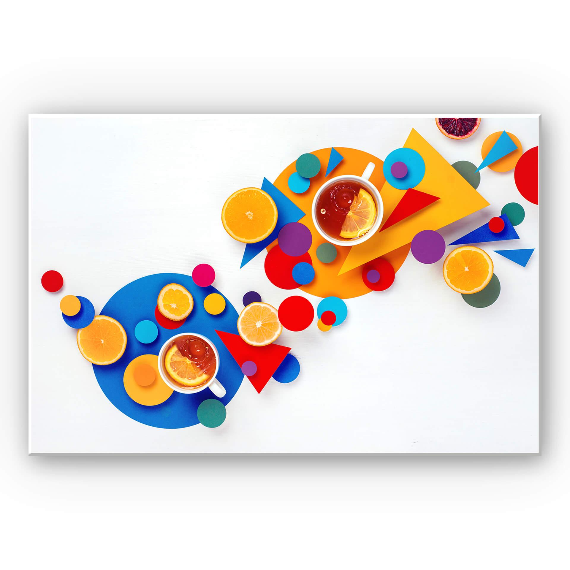 Wandbild Belenko - Suprematic Tea Party