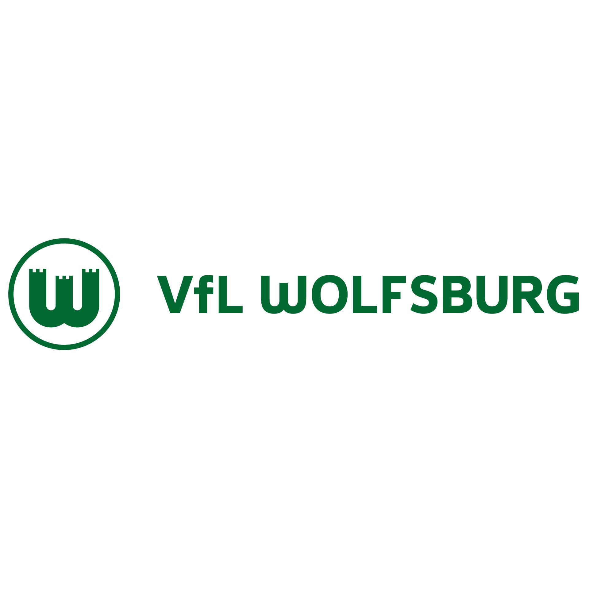 Wandtattoo VfL Wolfsburg Logo Schriftzug Horizontal