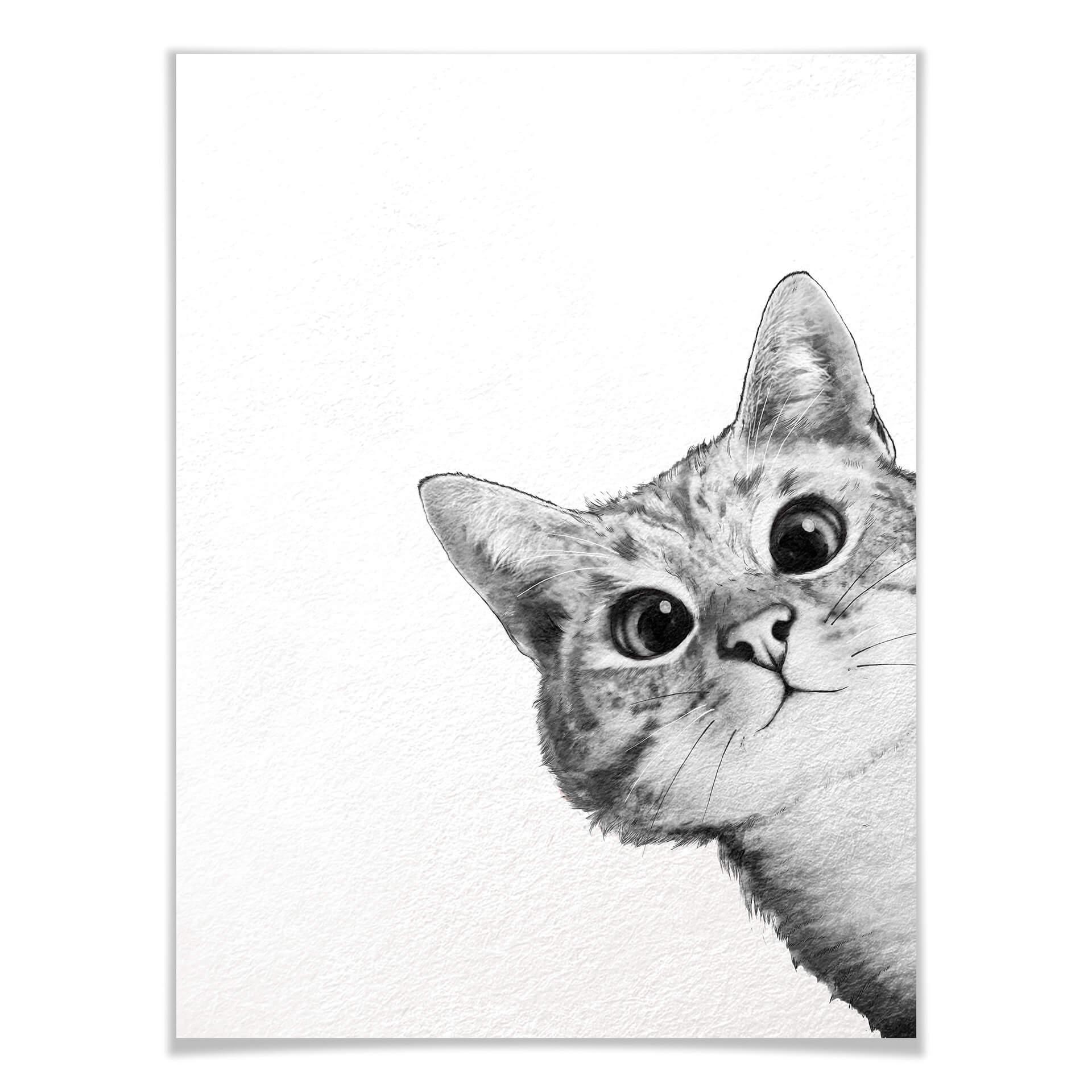 Póster Graves - Gato furtivo