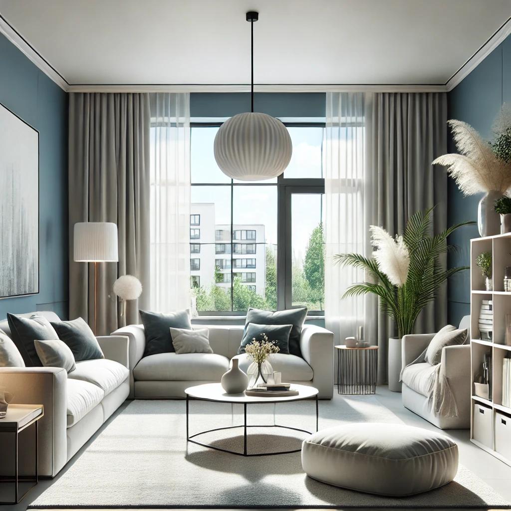 Pintura interior azul mate I Blue Herring | con efecto calmante | THE COLOR KITCHEN