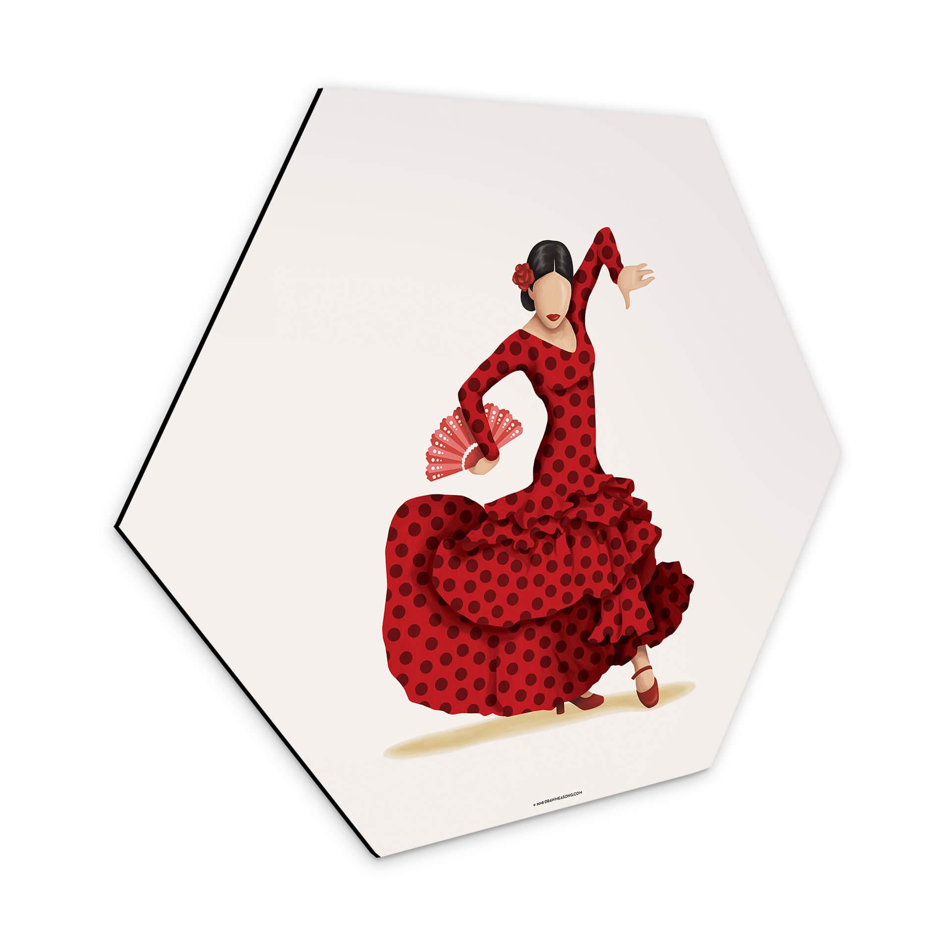 Hexagone - alu-Dibond Tohmé - Flamenco