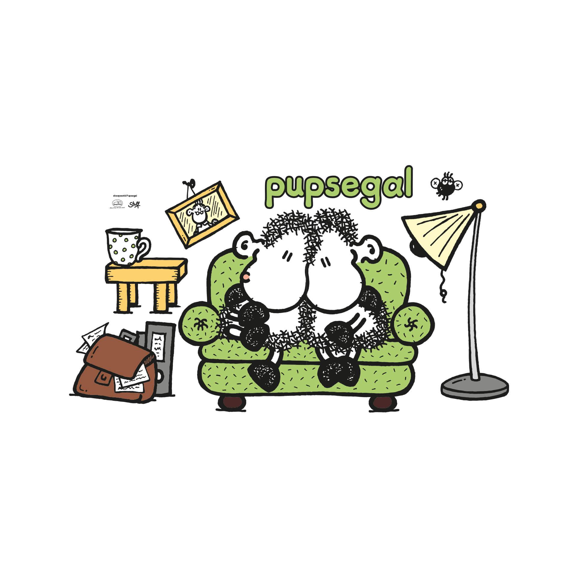 Wandtattoo sheepworld Pupsegal