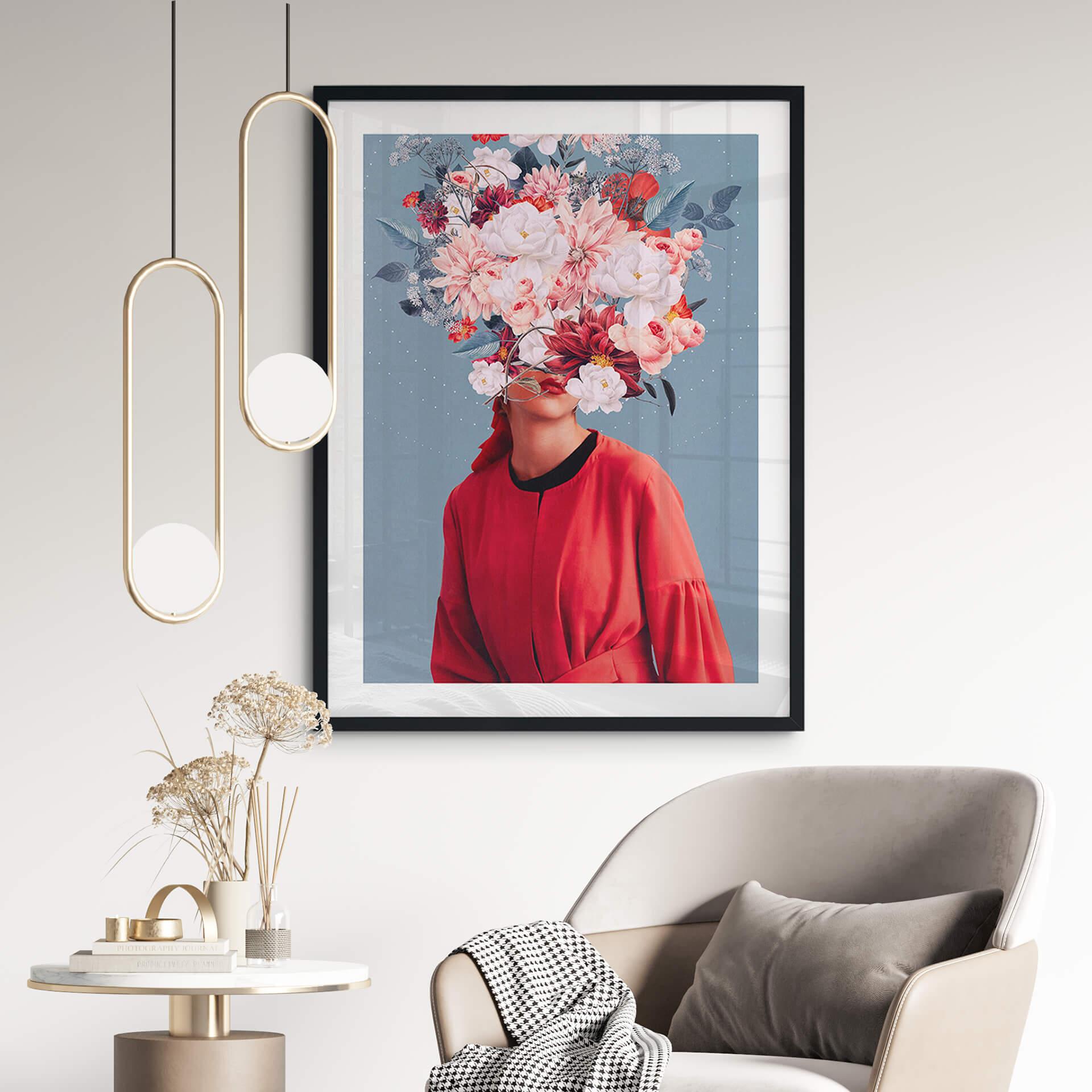 Plakat Moth - Flower Lady