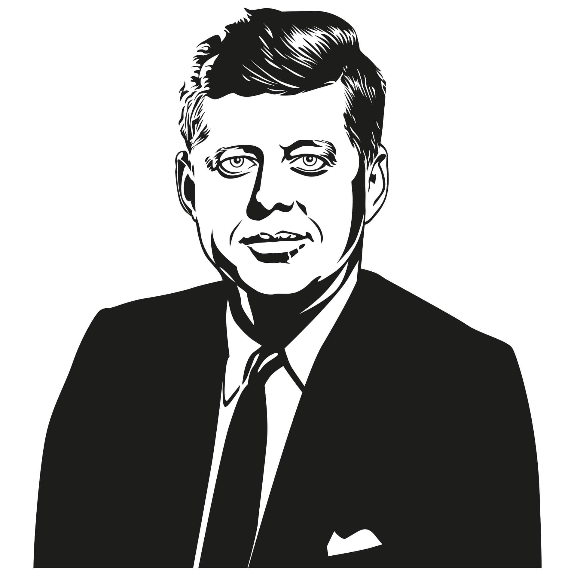 Wandtattoo John F. Kennedy