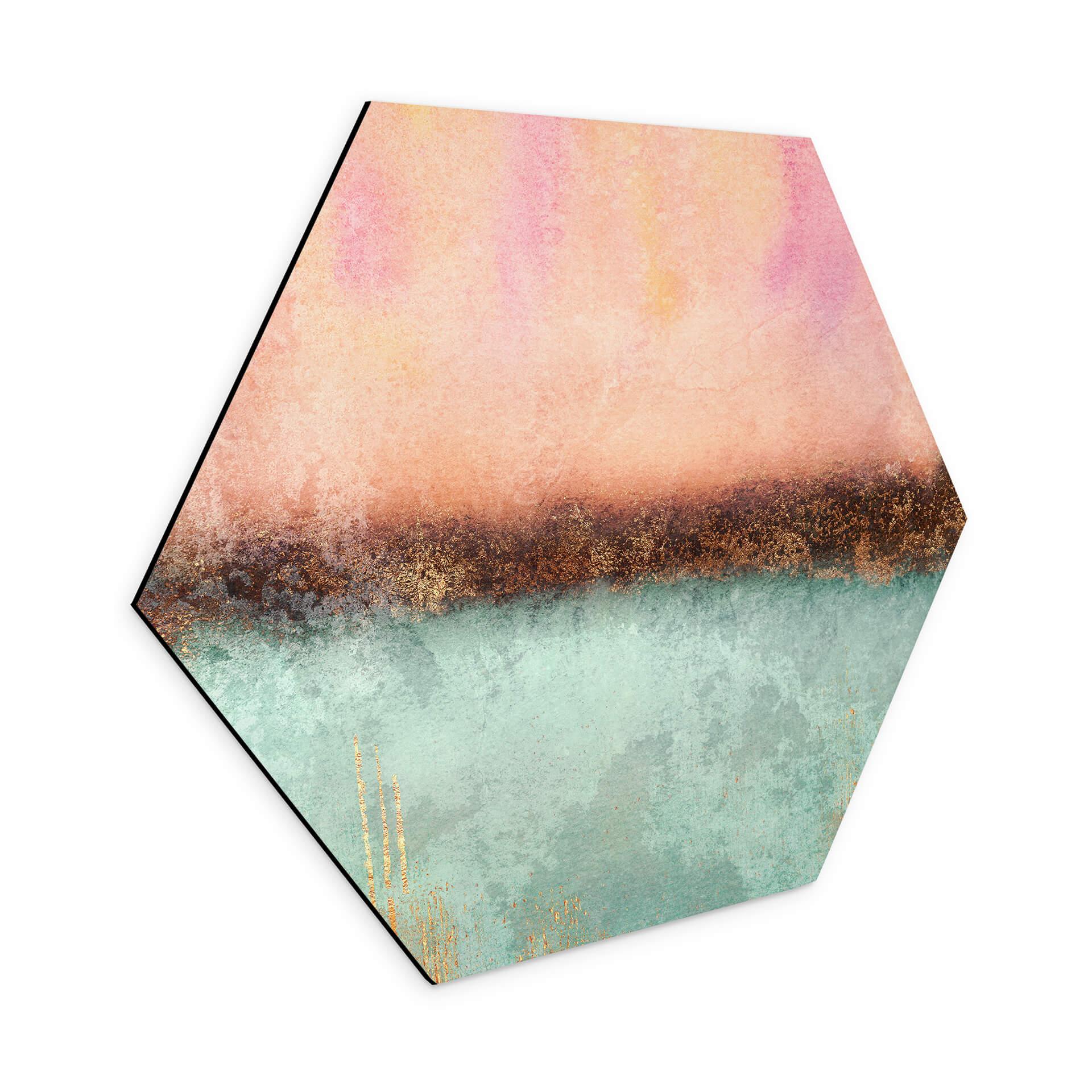 Hexagone - alu-Dibond Couleurs d'été
