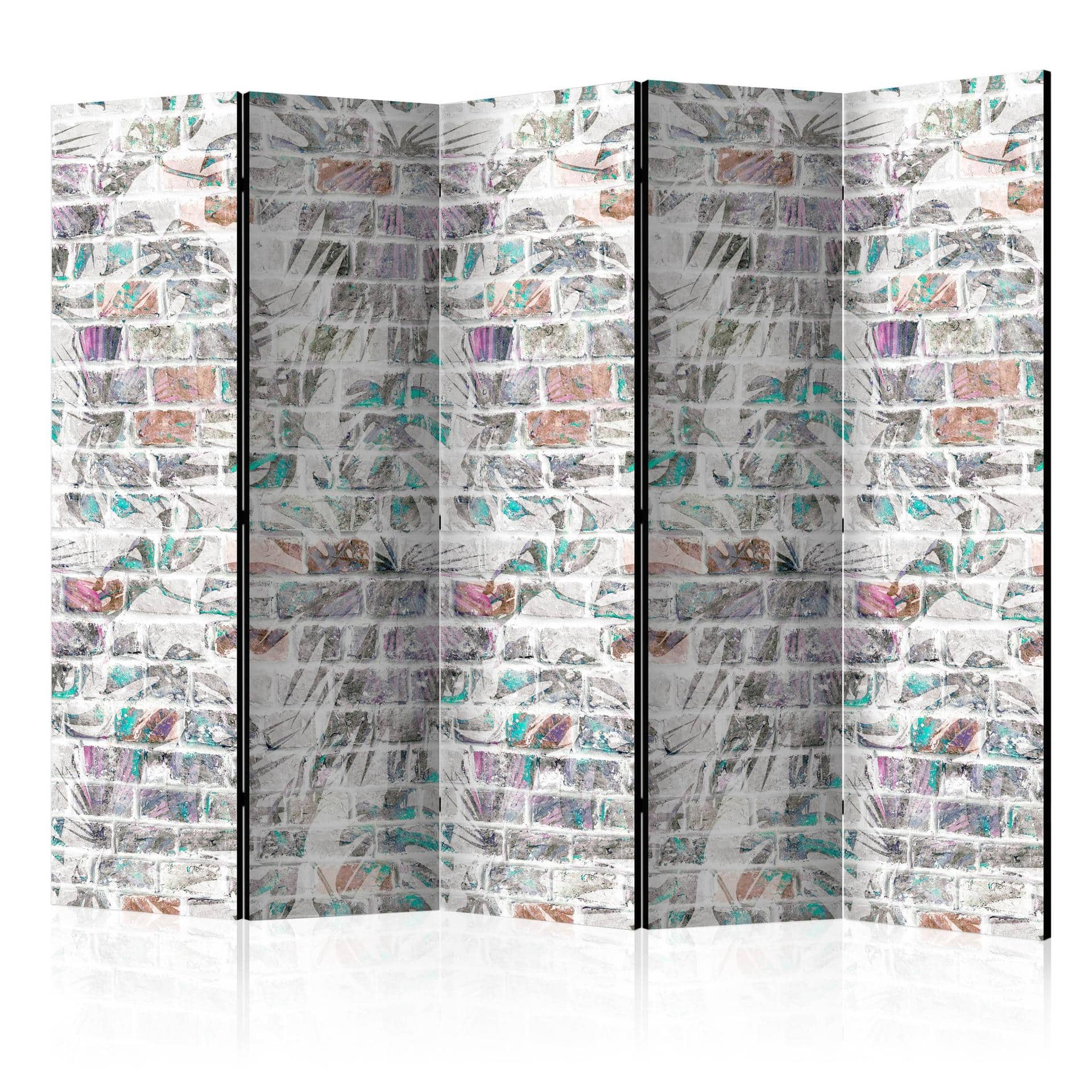 Divisorio per sala - Parete tropicale, 3 pezzi