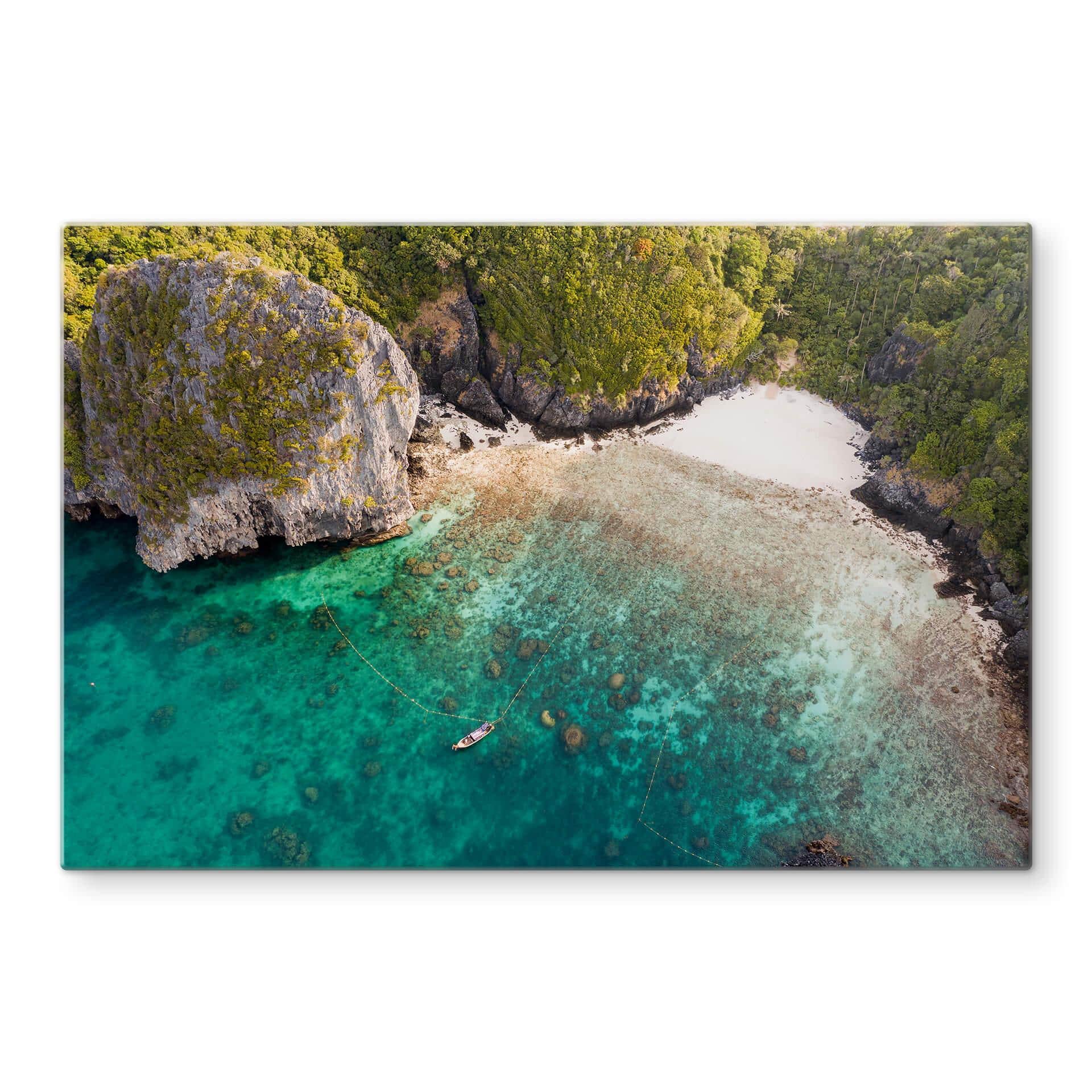 Tableau sur verre Colombo - Baie mystérieuse