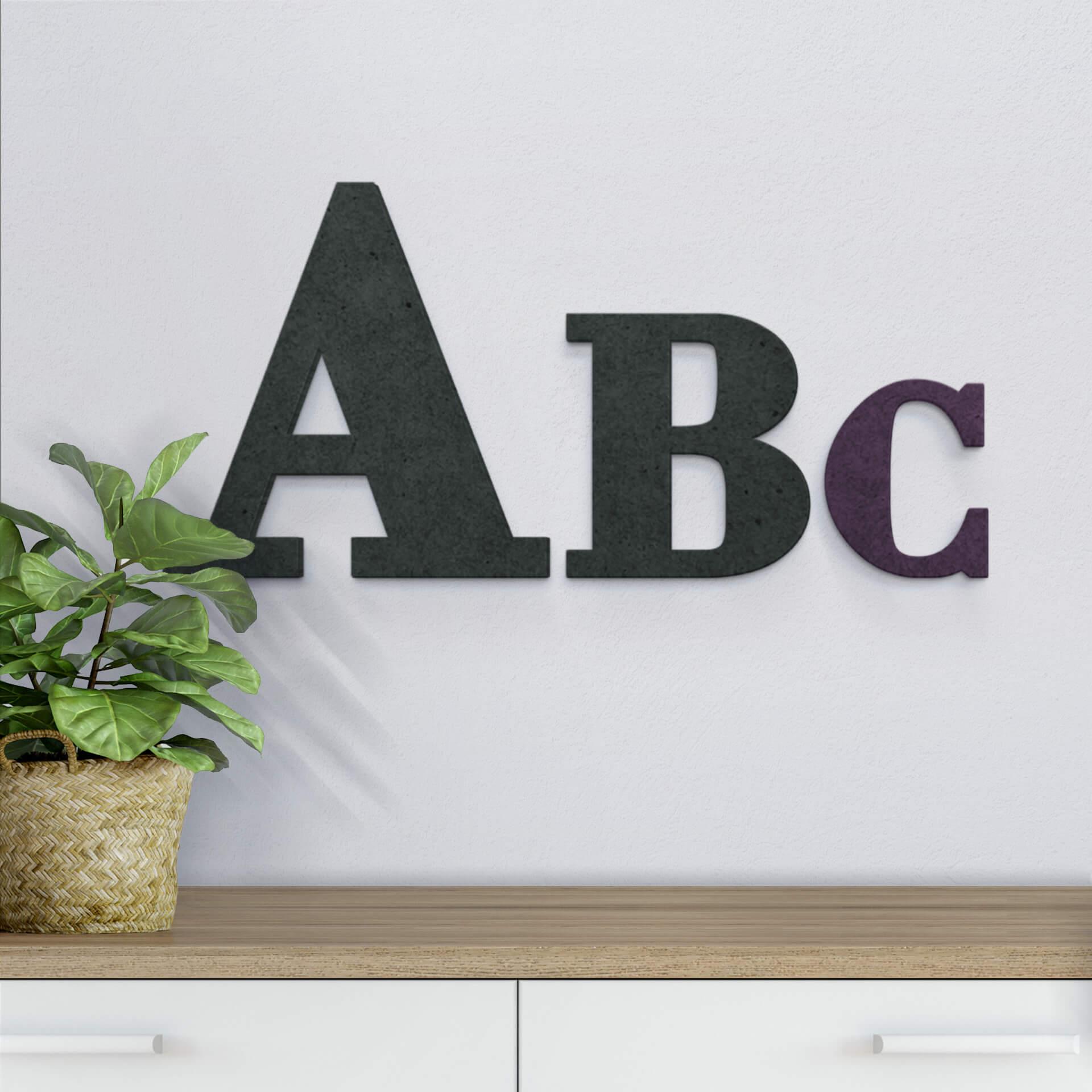 MDF bogstaver - Bodoni