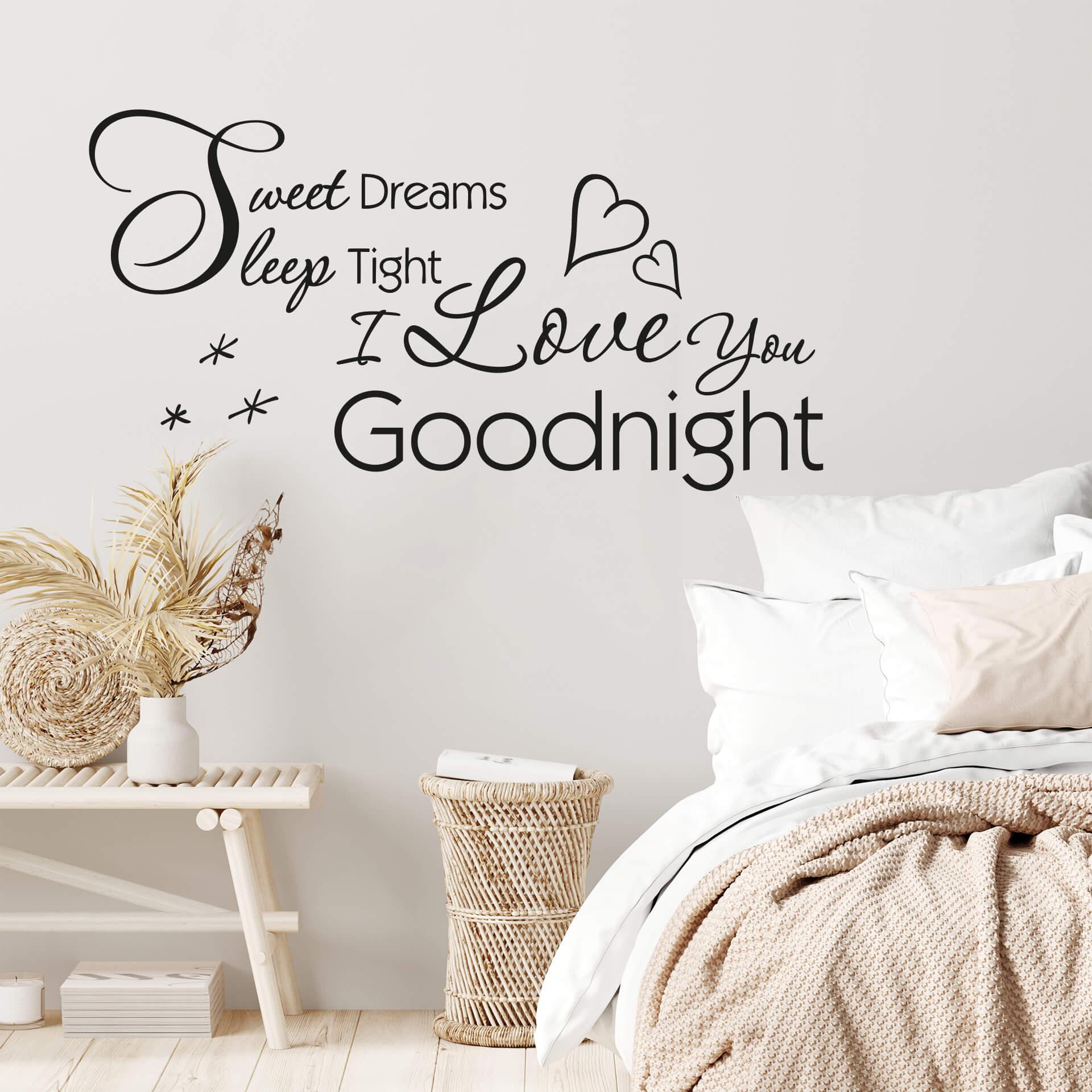 Wallsticker - Sweet dreams, sleep tight...