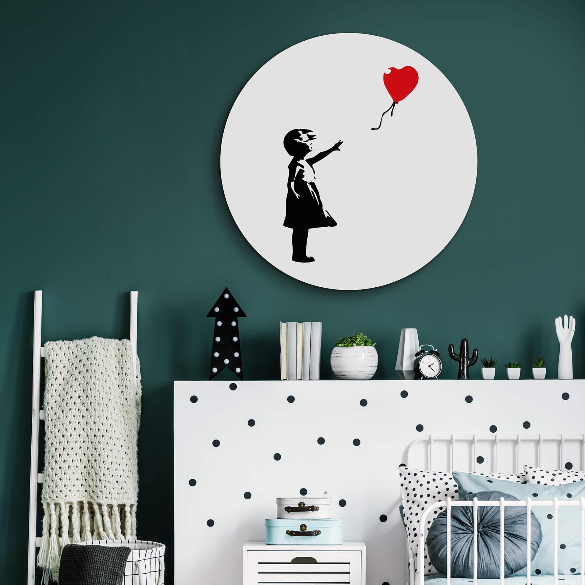 Alu-Dibond Banksy - Girl with the red balloon