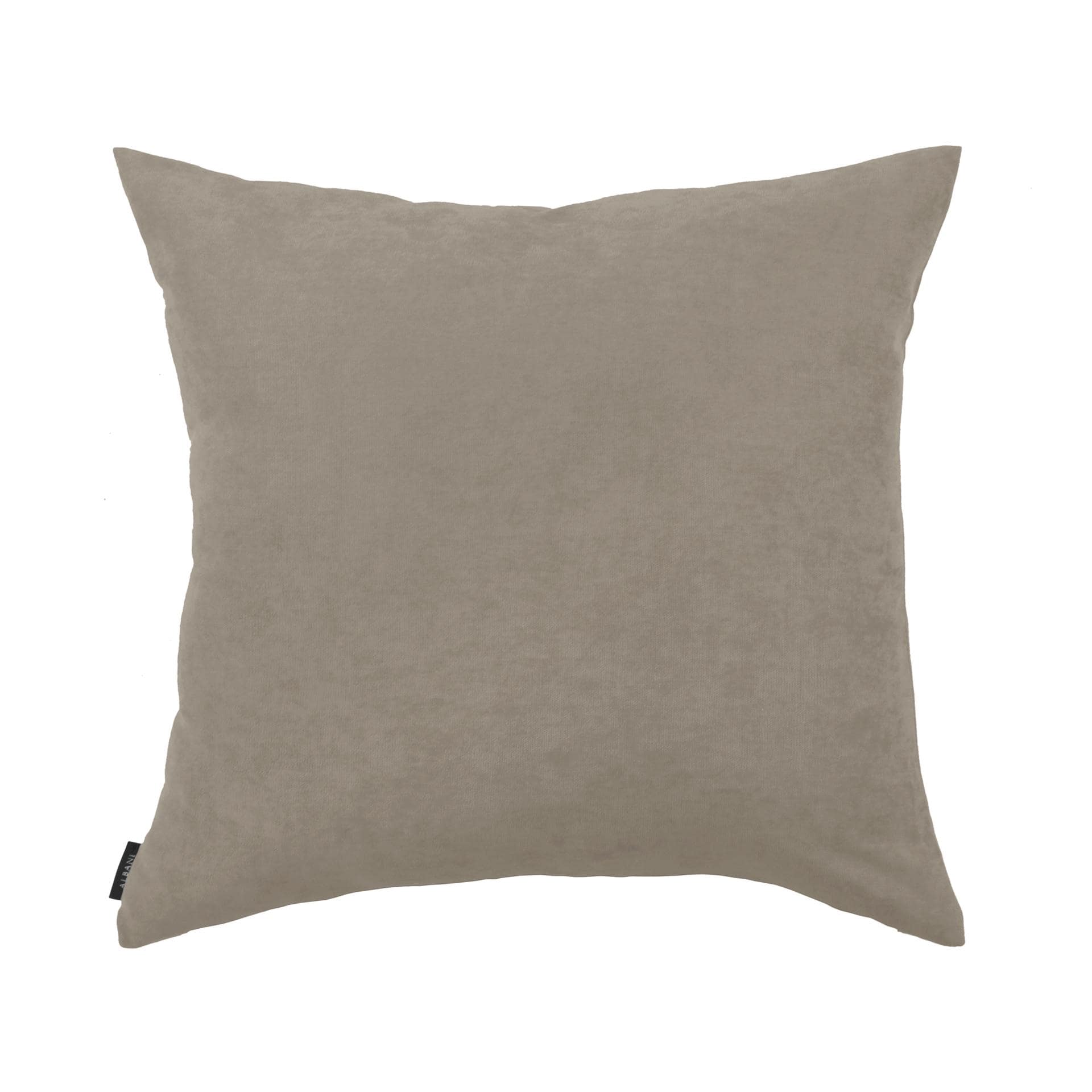 Uni Kissenhülle in taupe in 40x40 cm