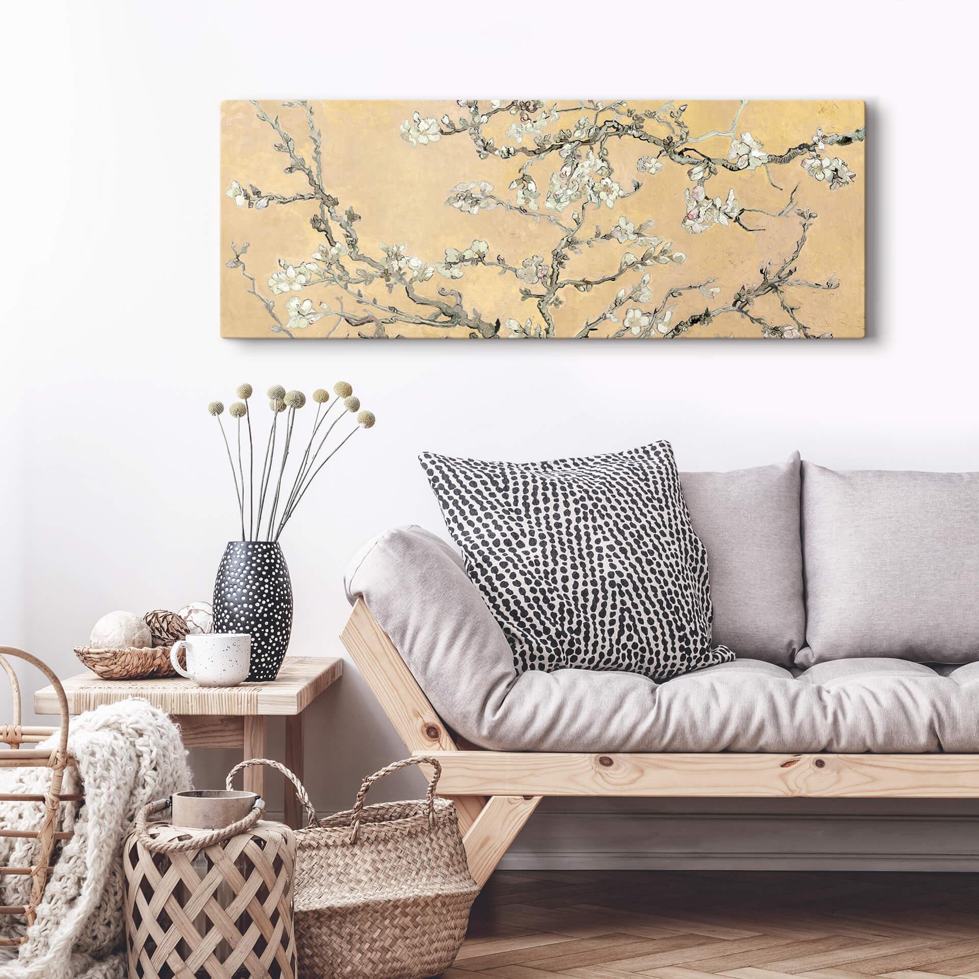 Lienzo van Gogh - Crema de Almendros en Flor - Panorama