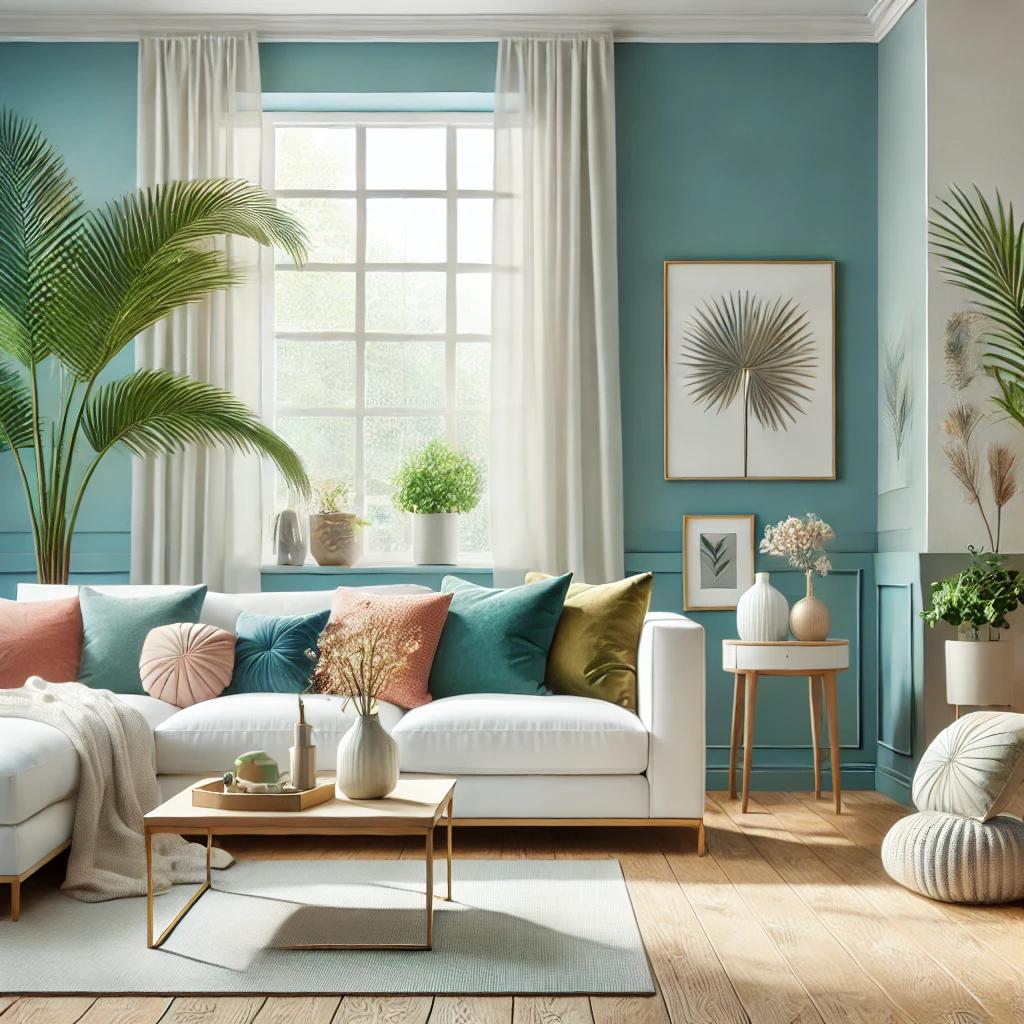 Pintura interior verde turquesa semimate I Piscina | Crear armonía en una habitación | LA COCINA DE