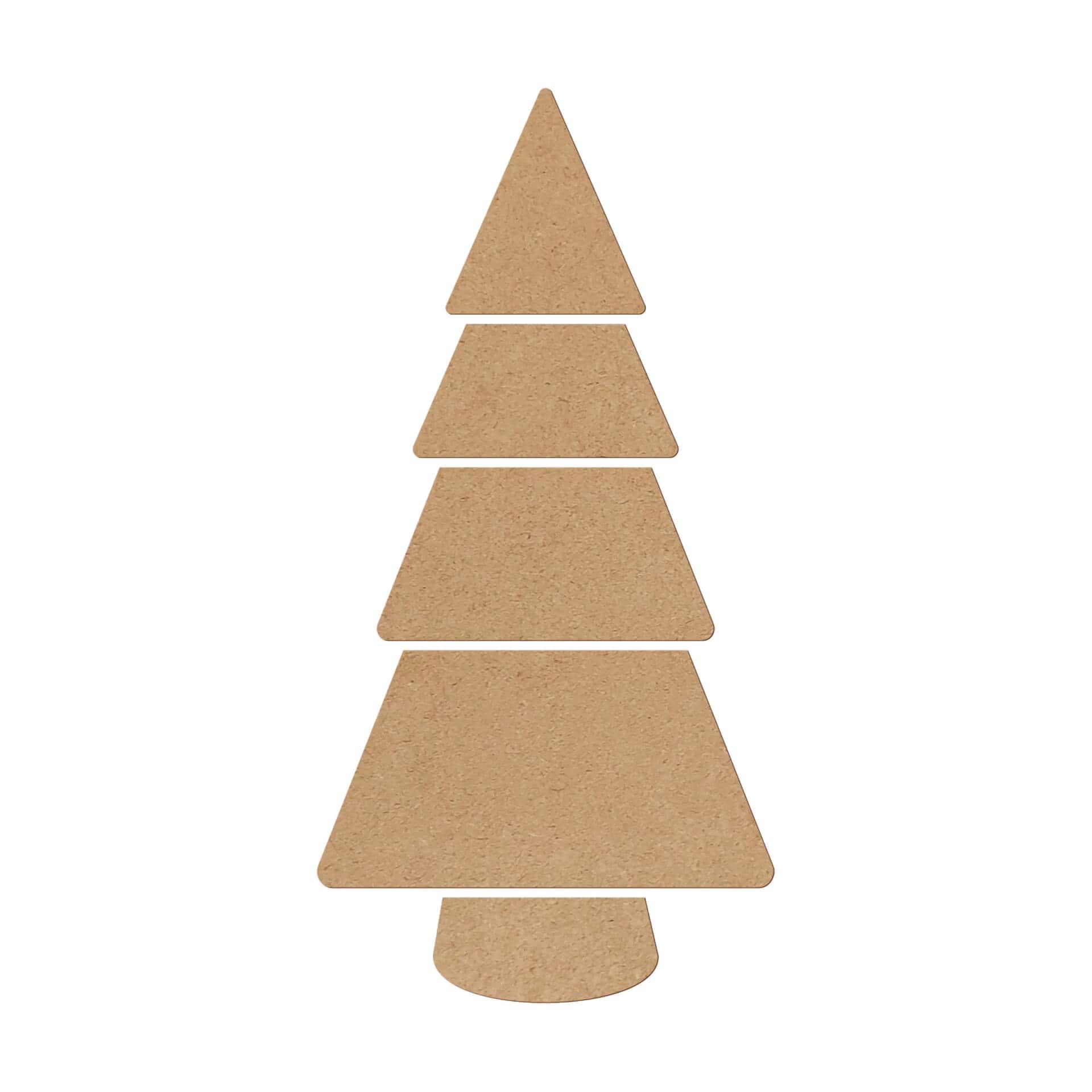 Decoro MDF Albero di Natale XXL