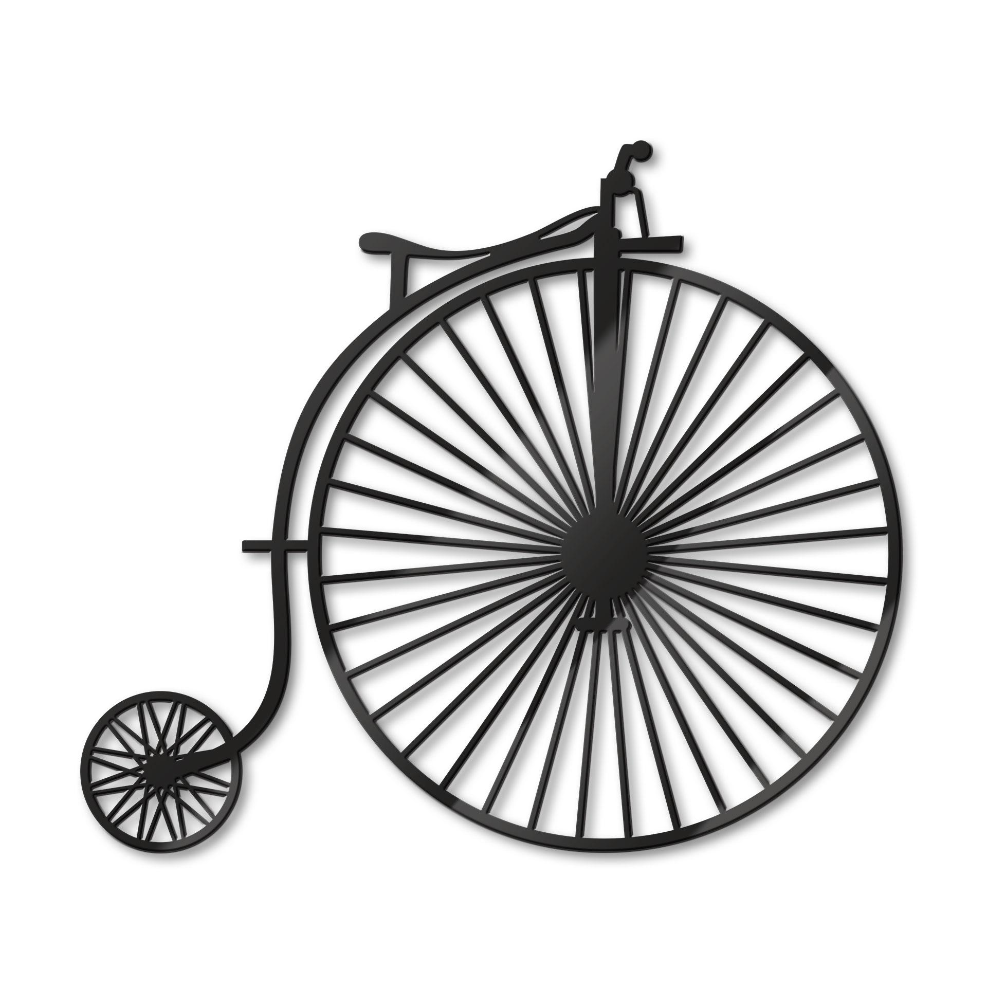 Decoro in acrilico - Bicicletta vintage