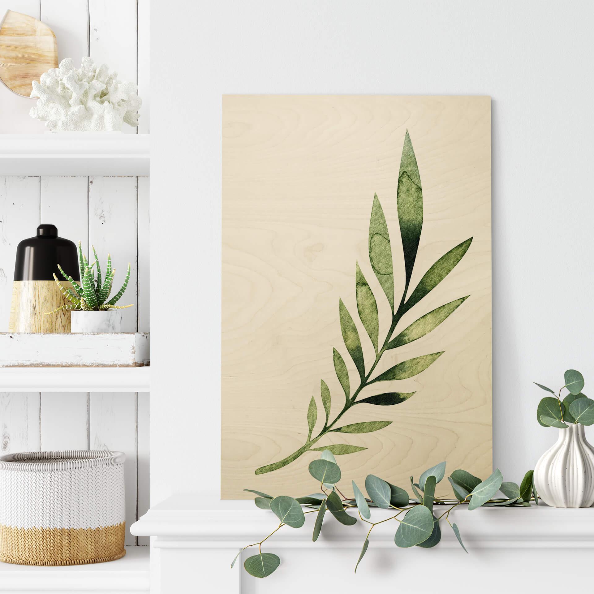 Houten Poster - Kvilis - Palm Leaf