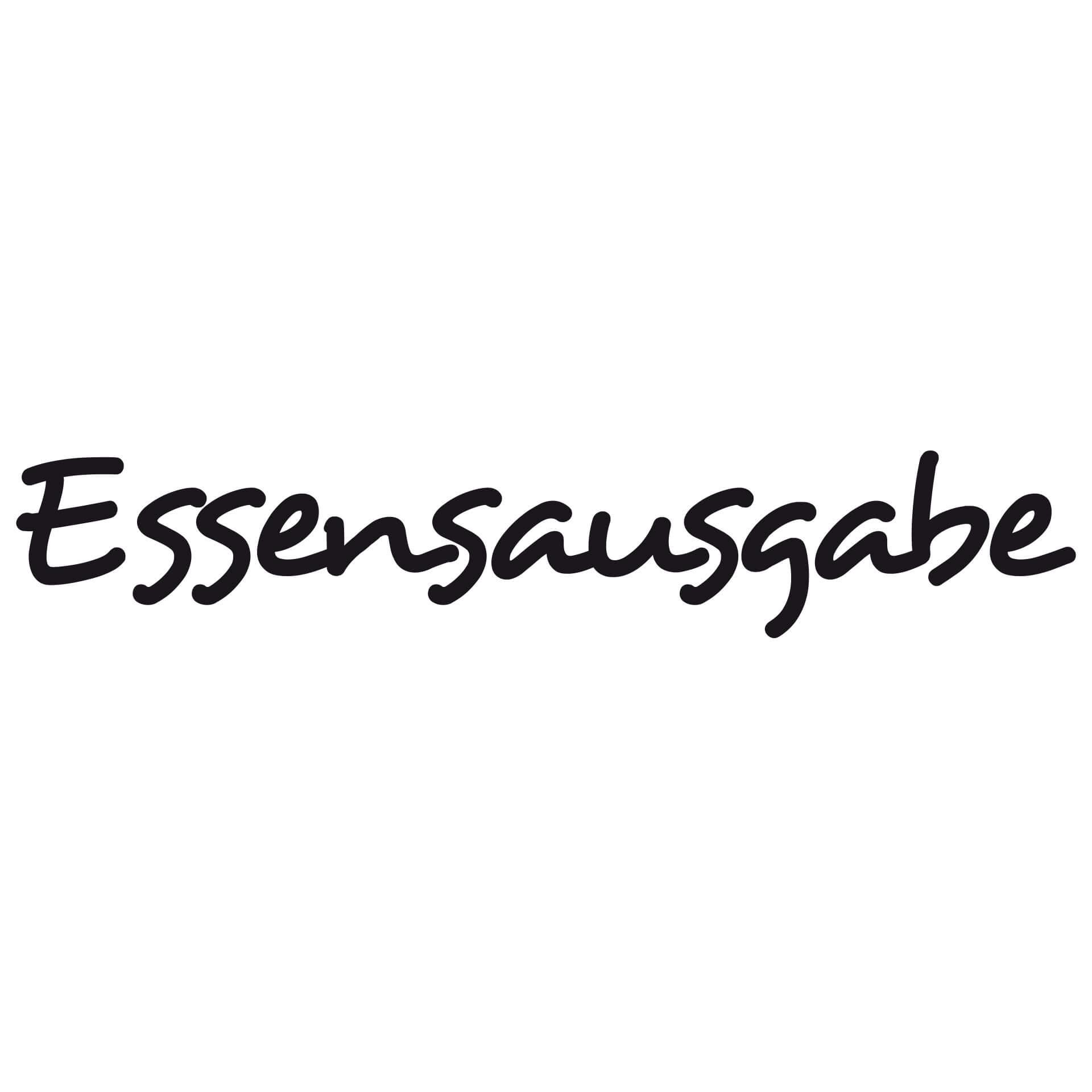 Wandtattoo Essensausgabe