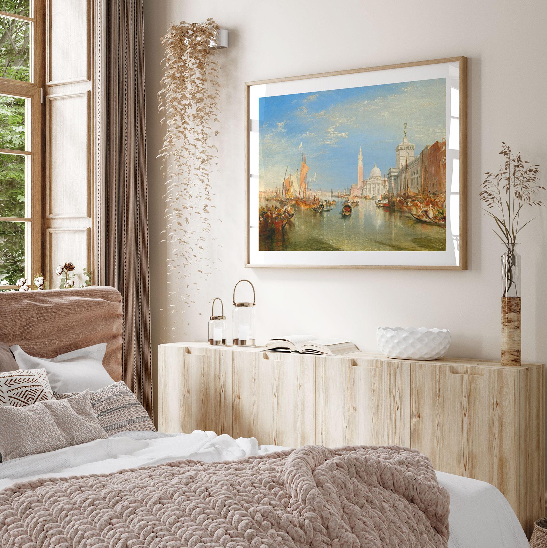 Plakat Turner - Venedig, Dogana og S. Giorgio Maggiore