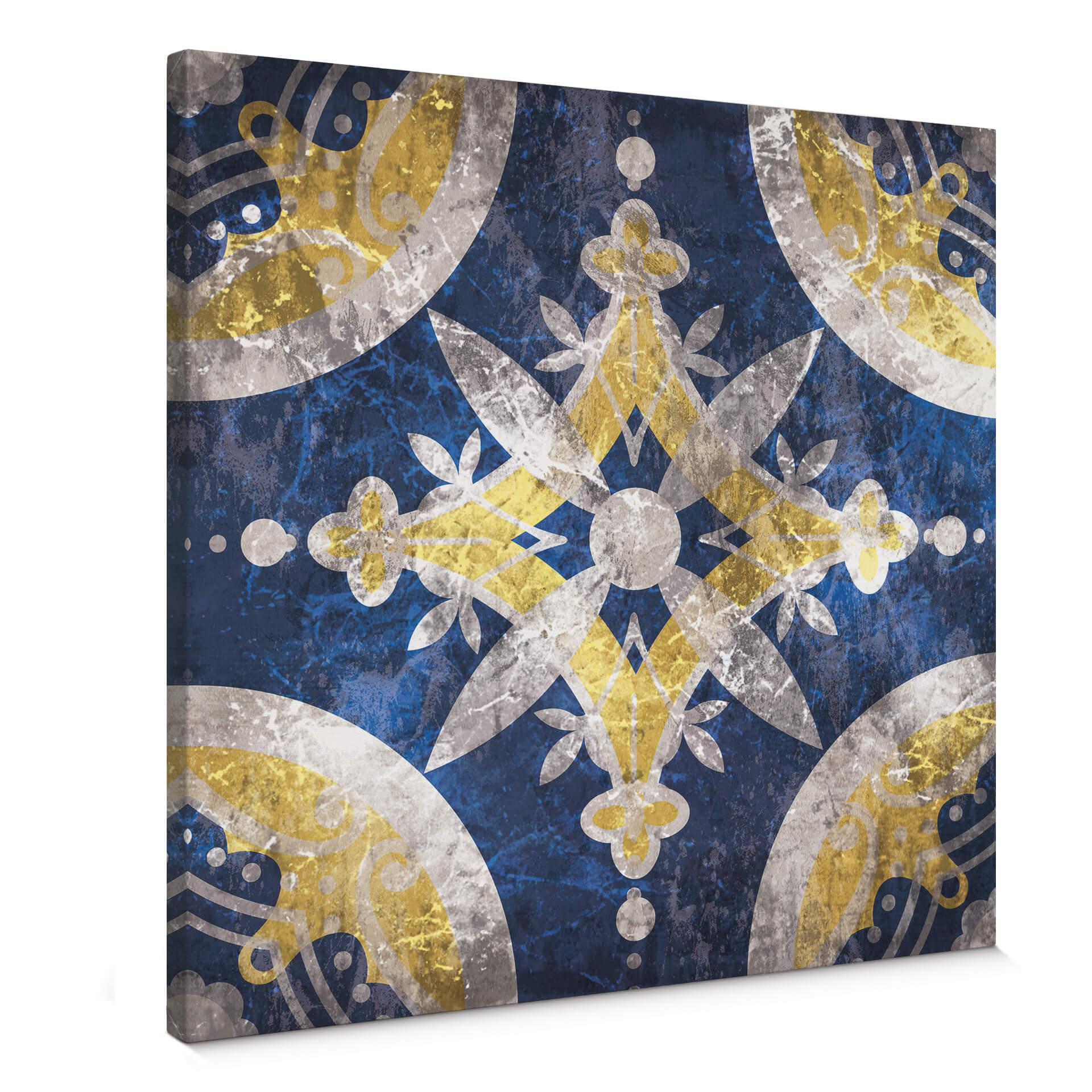 Lienzo Mosaico Oriental - Cuadrado