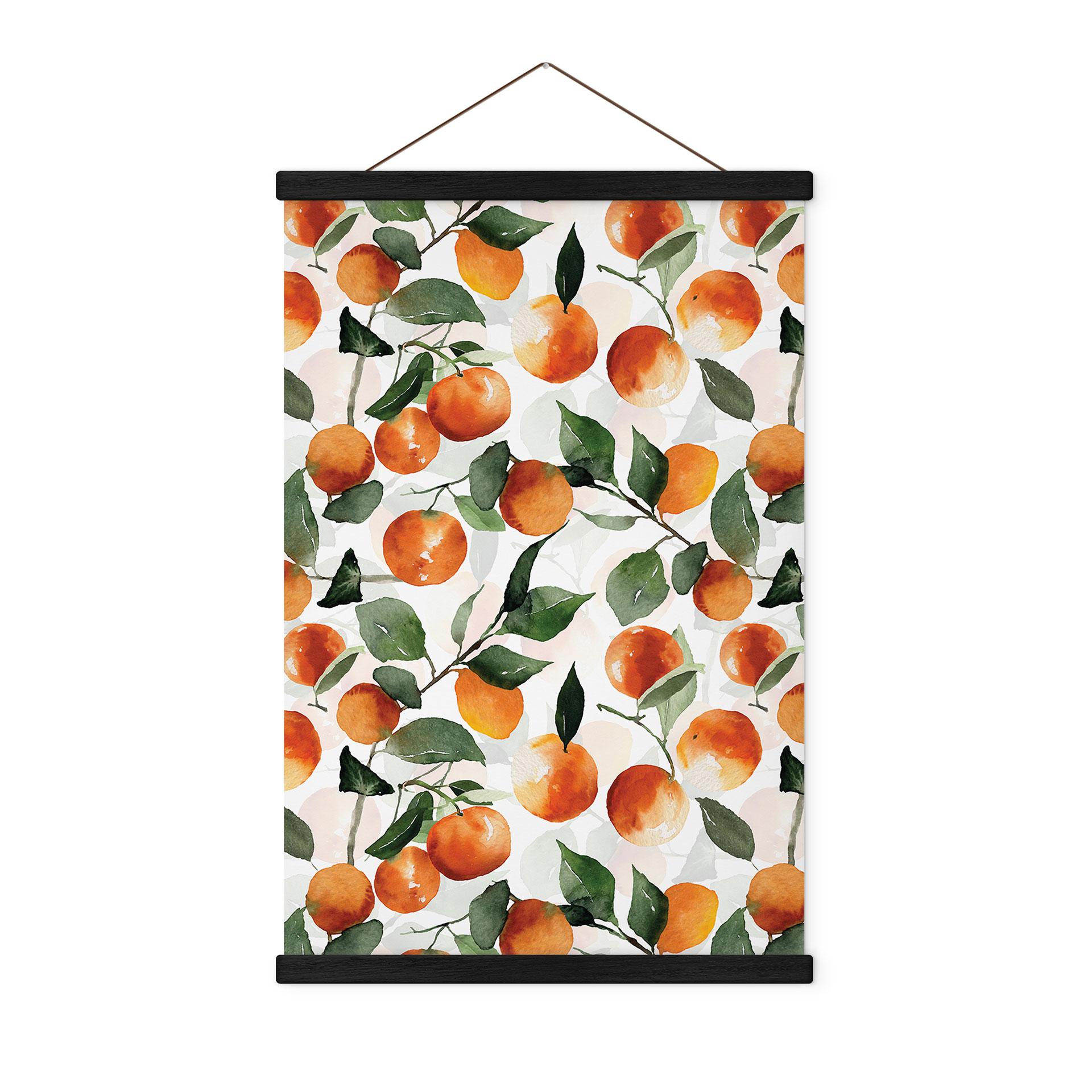 Tekstil plakat Frugtagtige mandariner - UN Designs