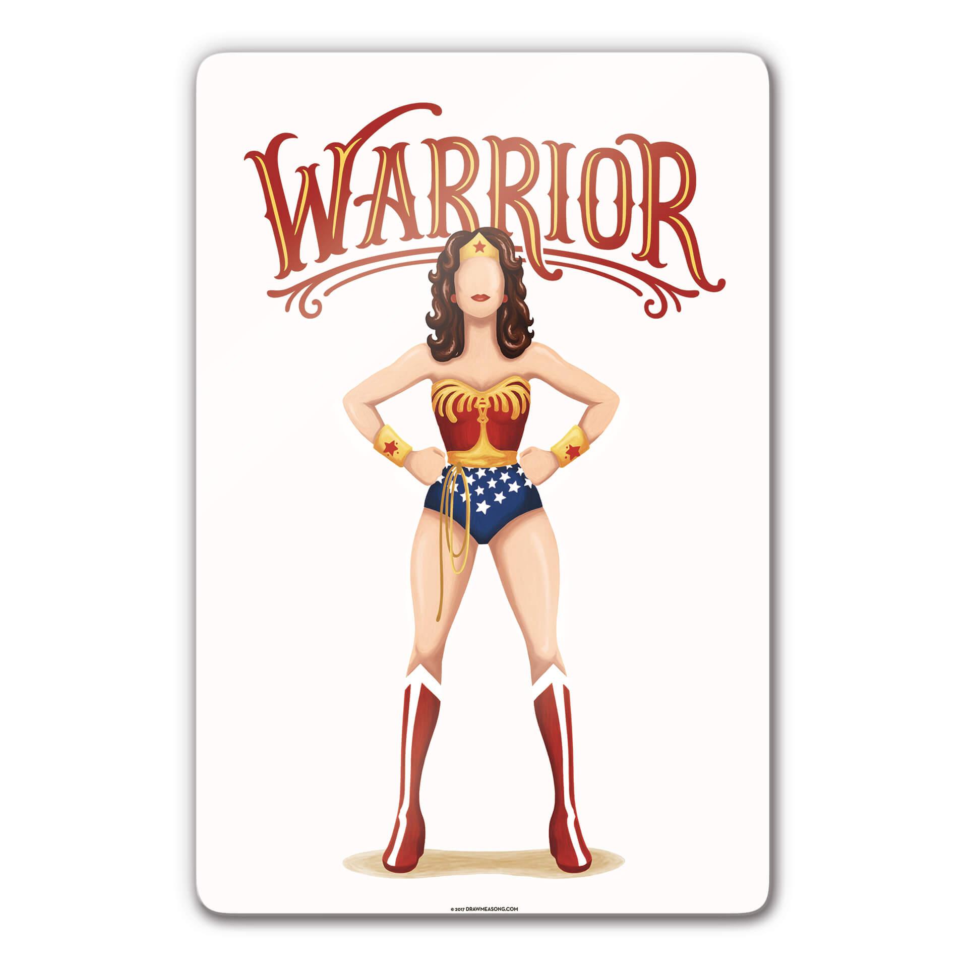 Tableau en verre Tohmé - Wonderwoman