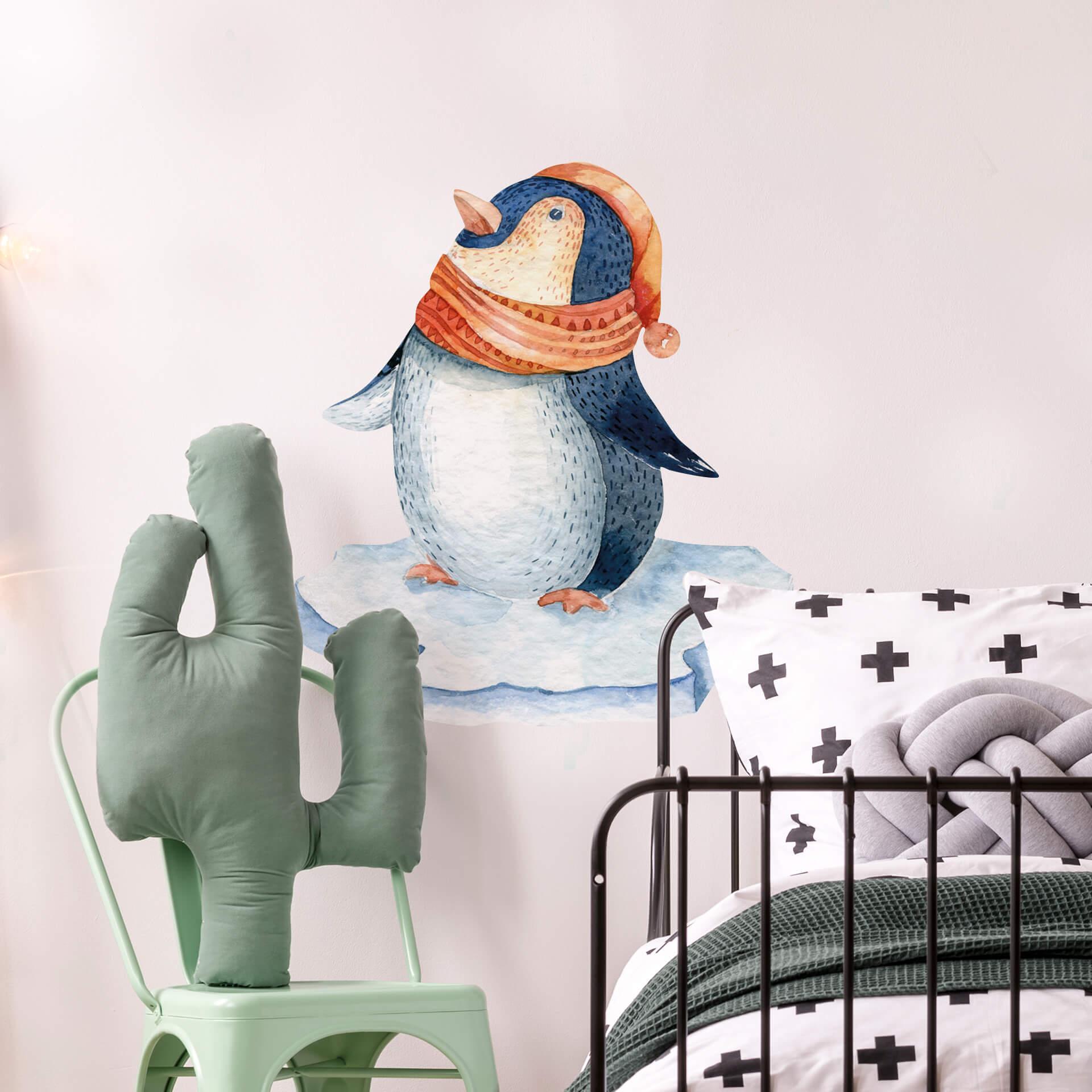 Wandtattoo Kvilis - Pinguin auf Eisscholle