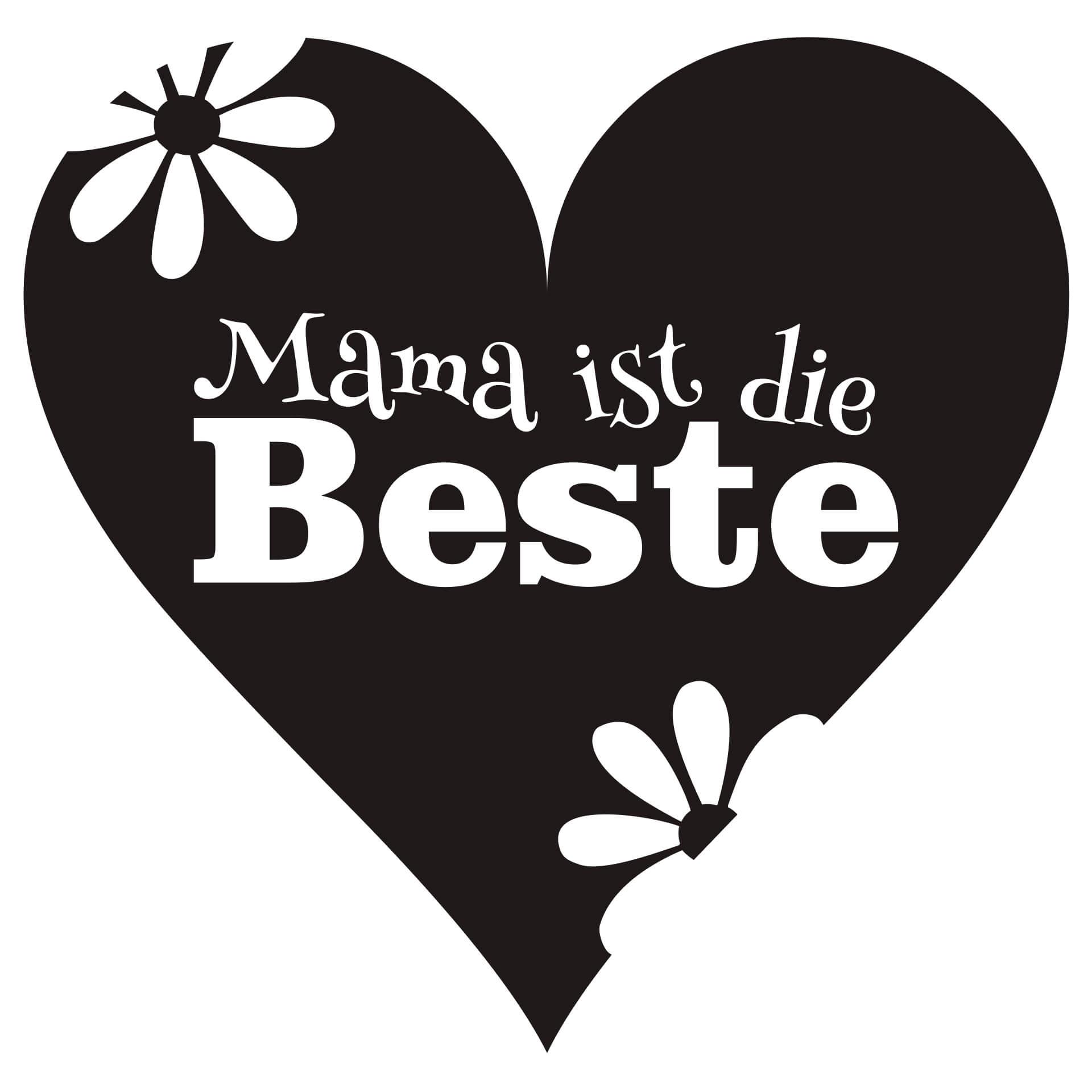 Wandtattoo Mama ist die Beste