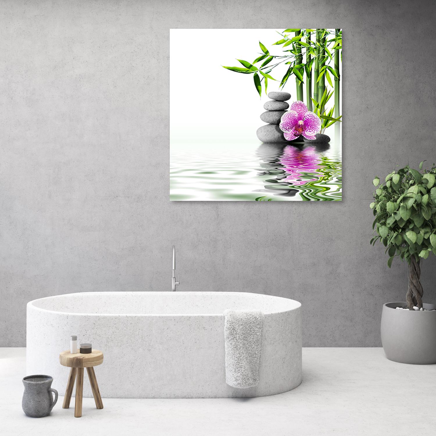 Canvasbillede, Vandhave Zen