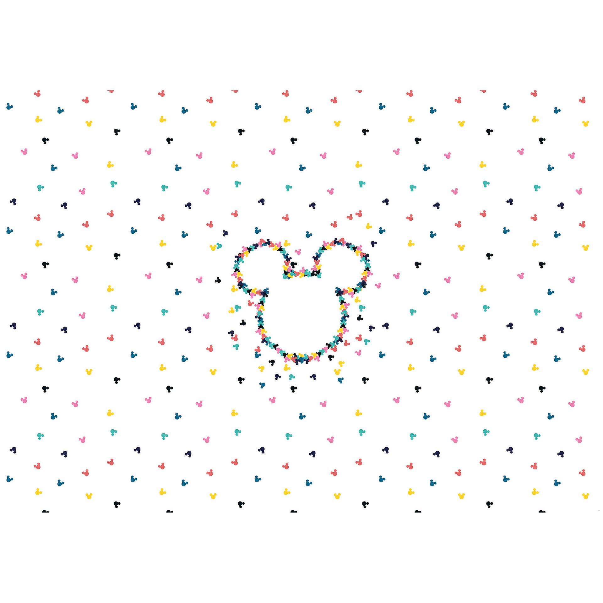 Non-woven tapet - Mickey Heads-Up - 400 x 280 cm