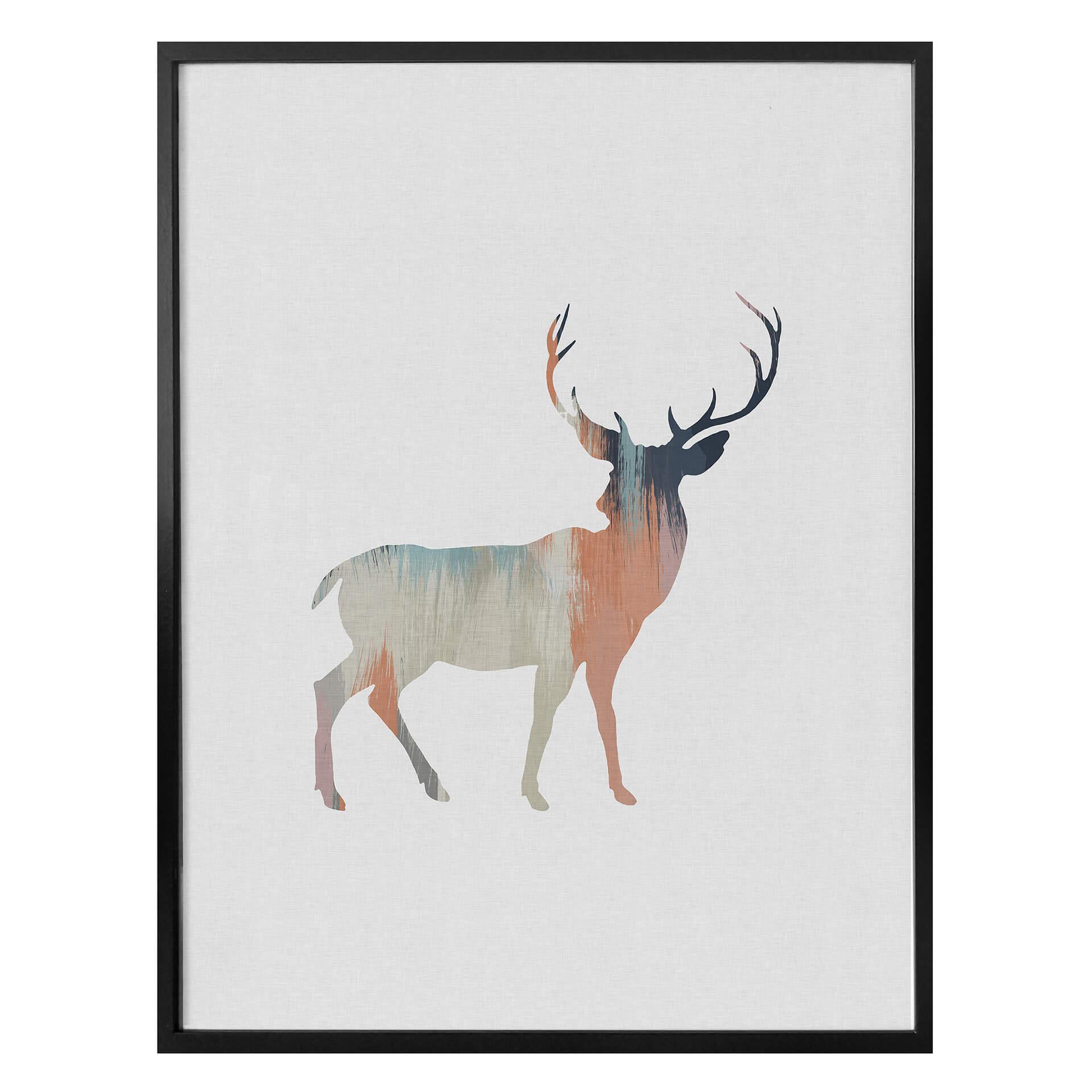 Plakat - Orara Studio - Hjort i pastel