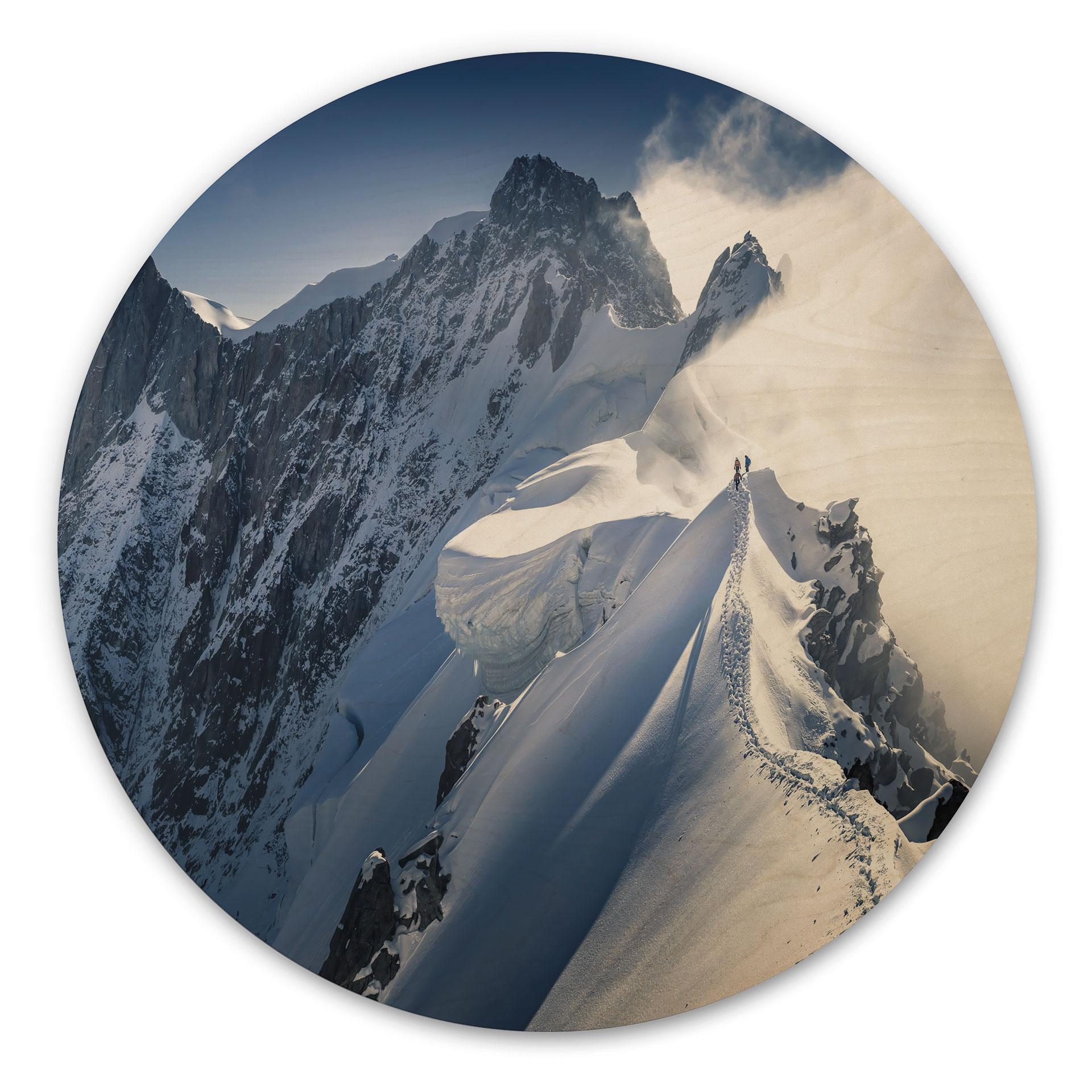 Billede af træ på toppen af Mont Blanc - Nienartowicz - Round