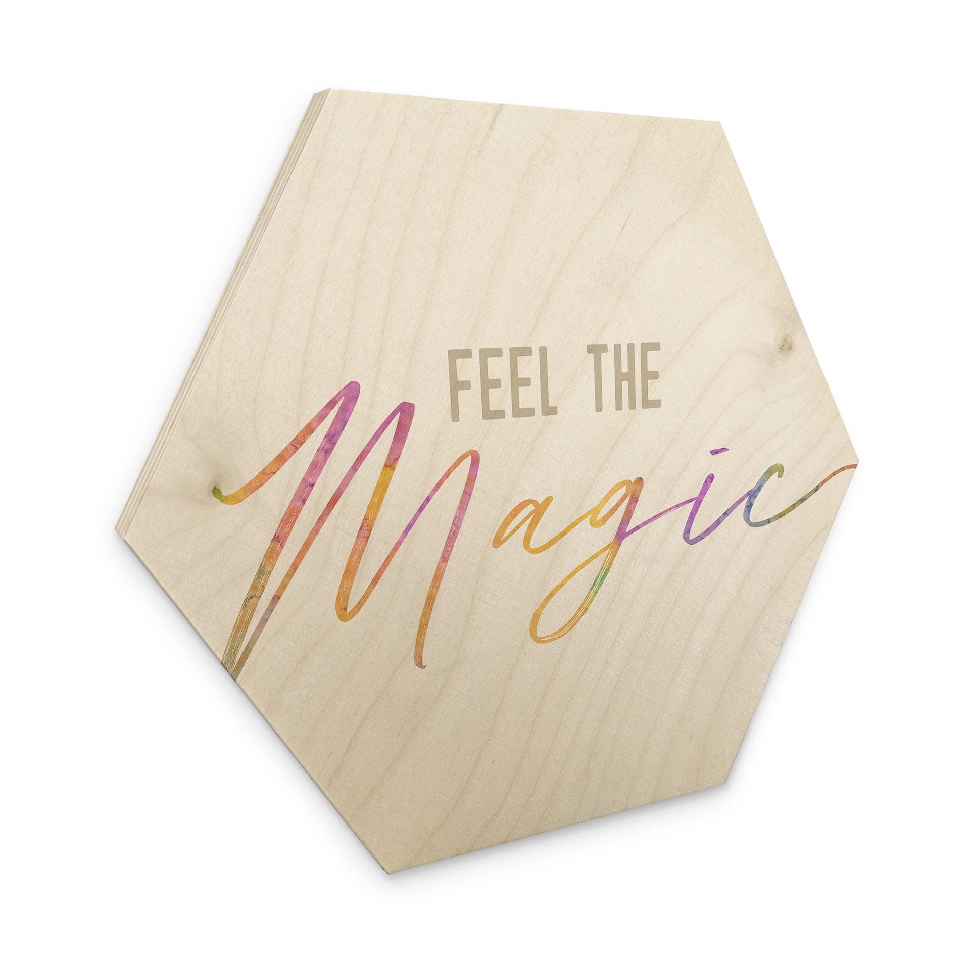 Sekskantet træ Feel the magic