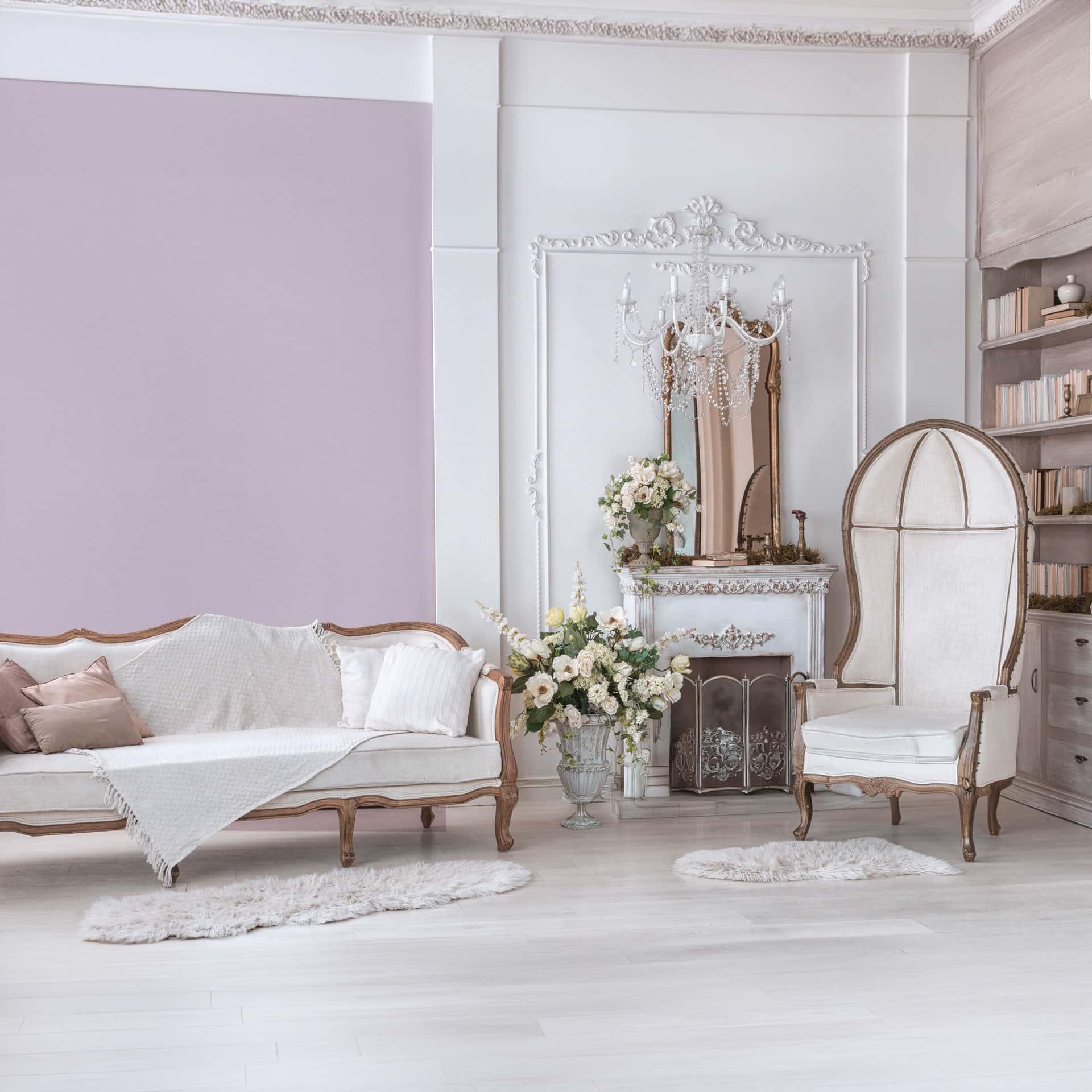 Vliesbehang structuur effen modern in roze-bruin