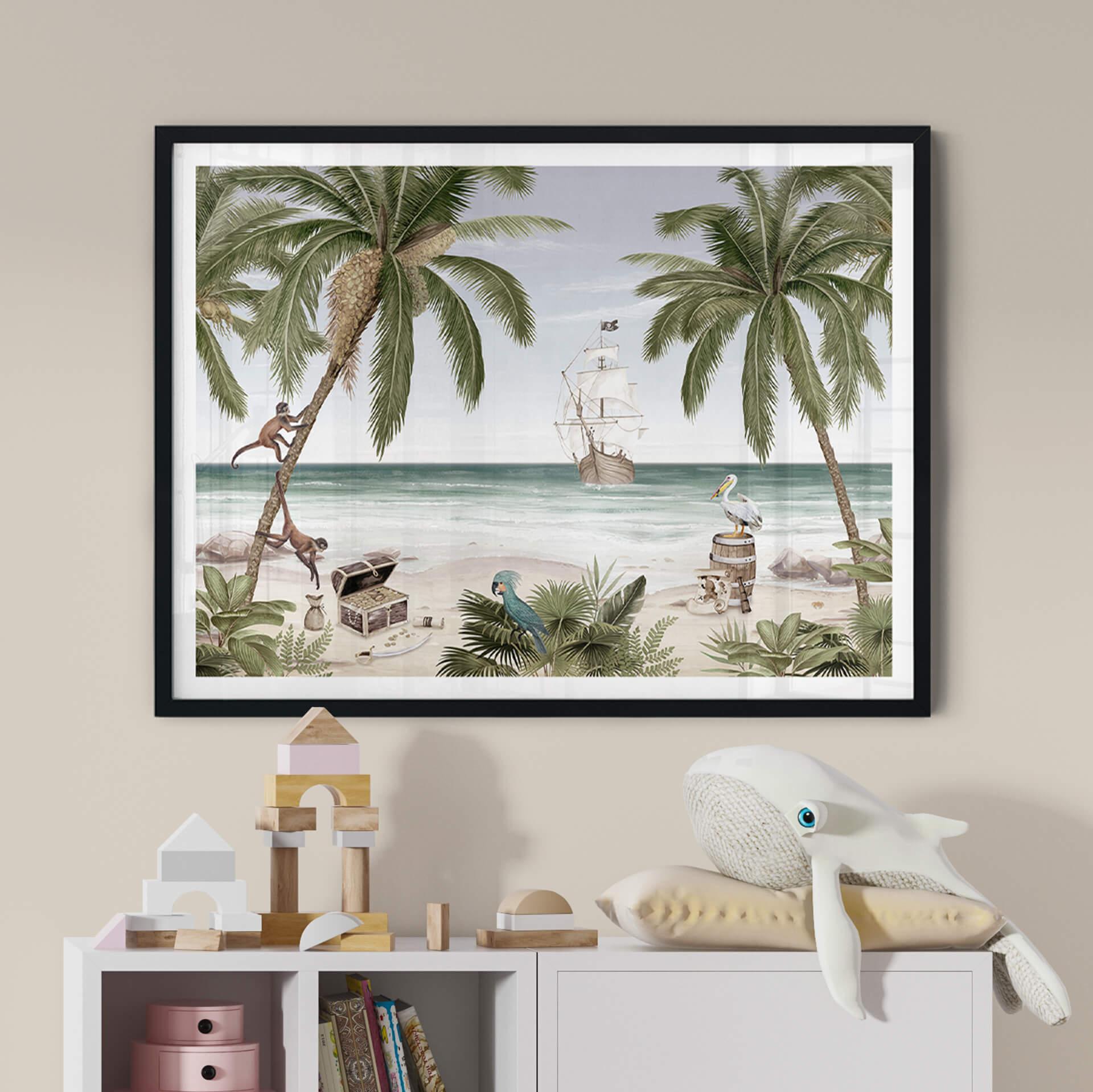 Póster infantil Kikki Belle - Pirate Bay