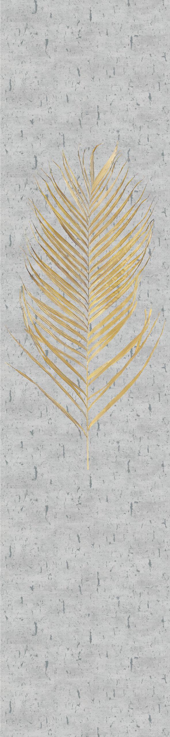 Non-woven tapet Naturlig Opulence Hvid grafik 3,30 x 0,70 cm