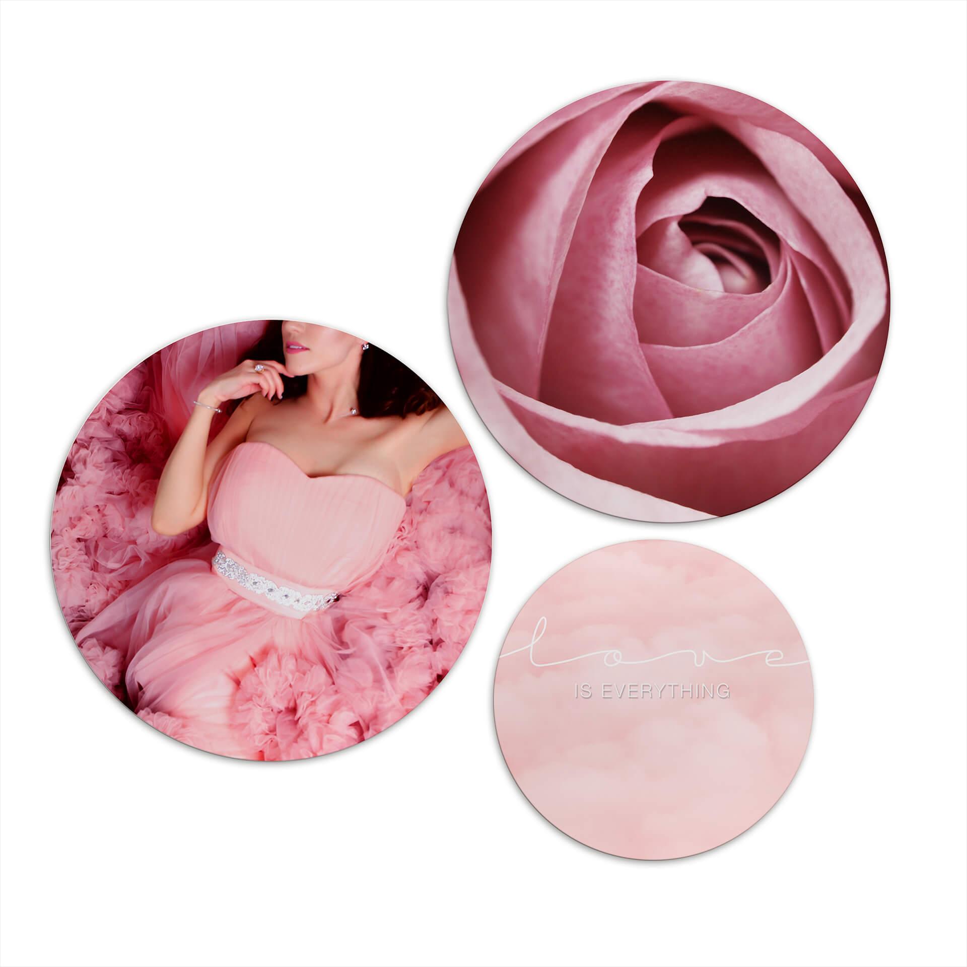 Wandcirkel Set Love is Everything (set van 3)