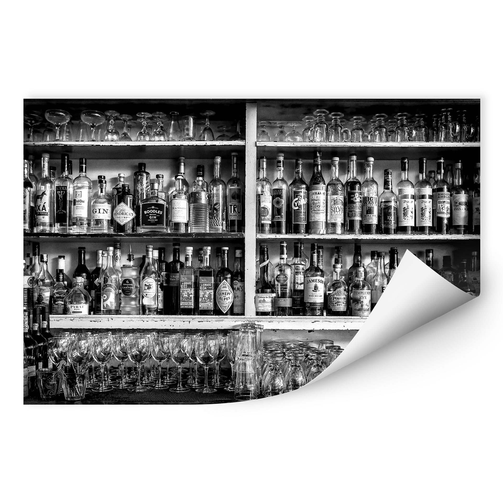 Zelfklevende Poster Klein - The Classic Bar