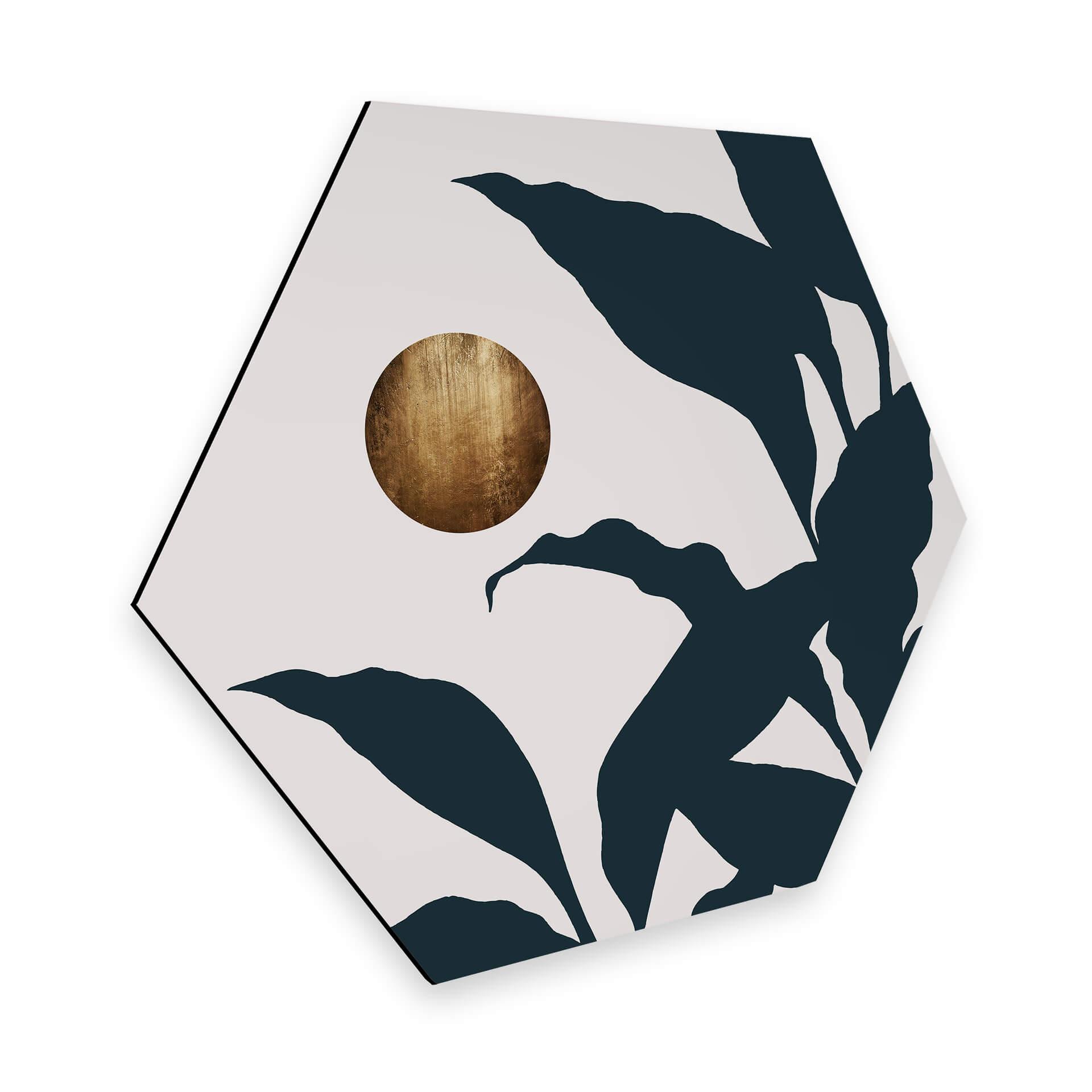 Hexagon Dibond Kubistika - Jungle