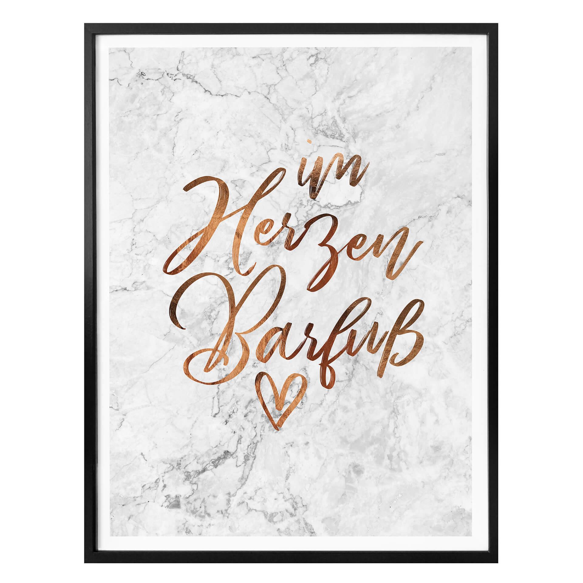 Plakat - Kobberoptik - I hjertet barfodet