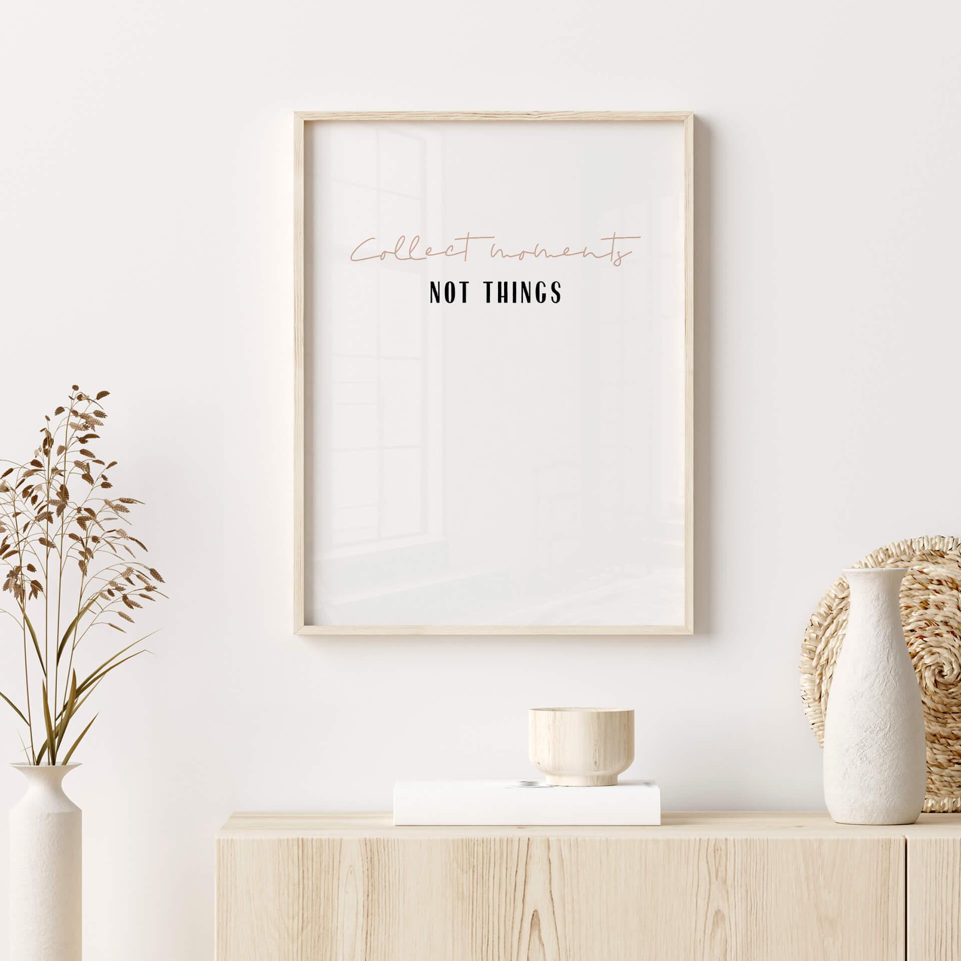Poster uplusmestudio - Collect Moments not Things