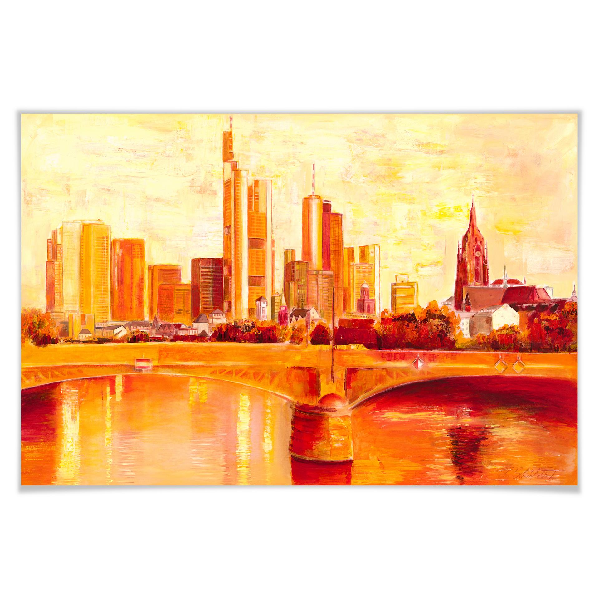 Poster - Schüßler - Skyline Frankfurt