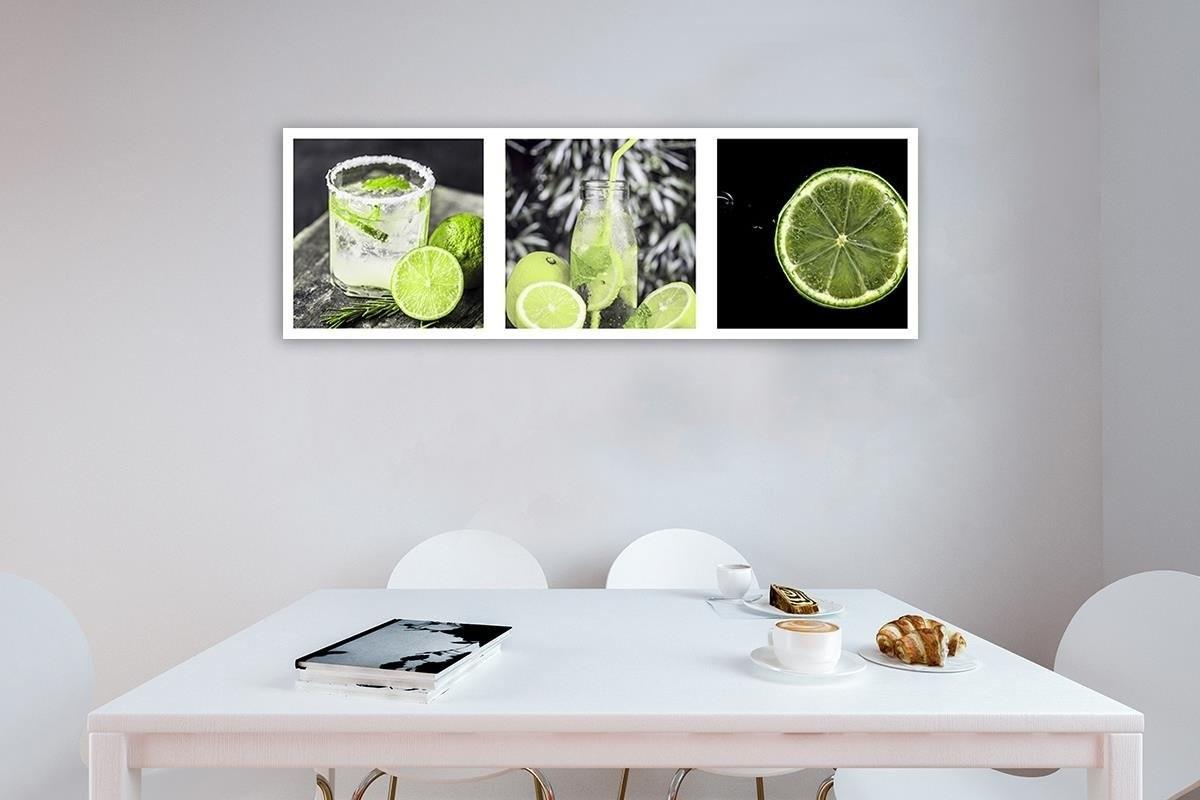 Canvasbillede, Citron med stænk